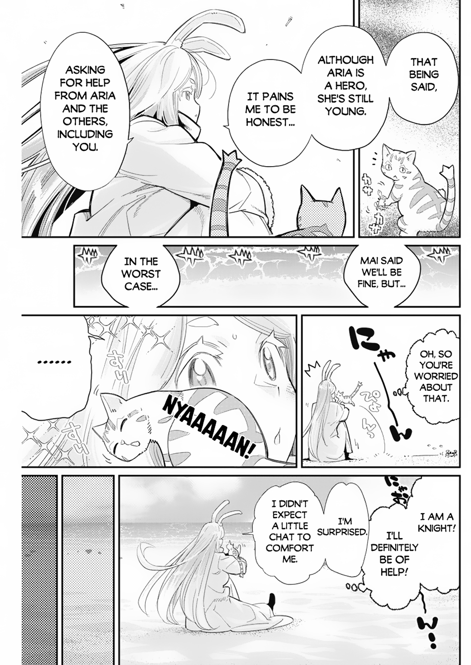 Halaman dari S-Rank Monster no "Behemoth" Dakedo, Neko to Machigawarete Elf Musume no Pet to Shite Kurashitemasu Chapter 63