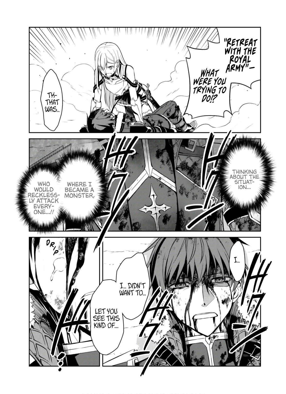 Halaman dari Boushoku no Berserk ~Ore dake Level to Iu Gainen wo Toppa suru~ Chapter 30