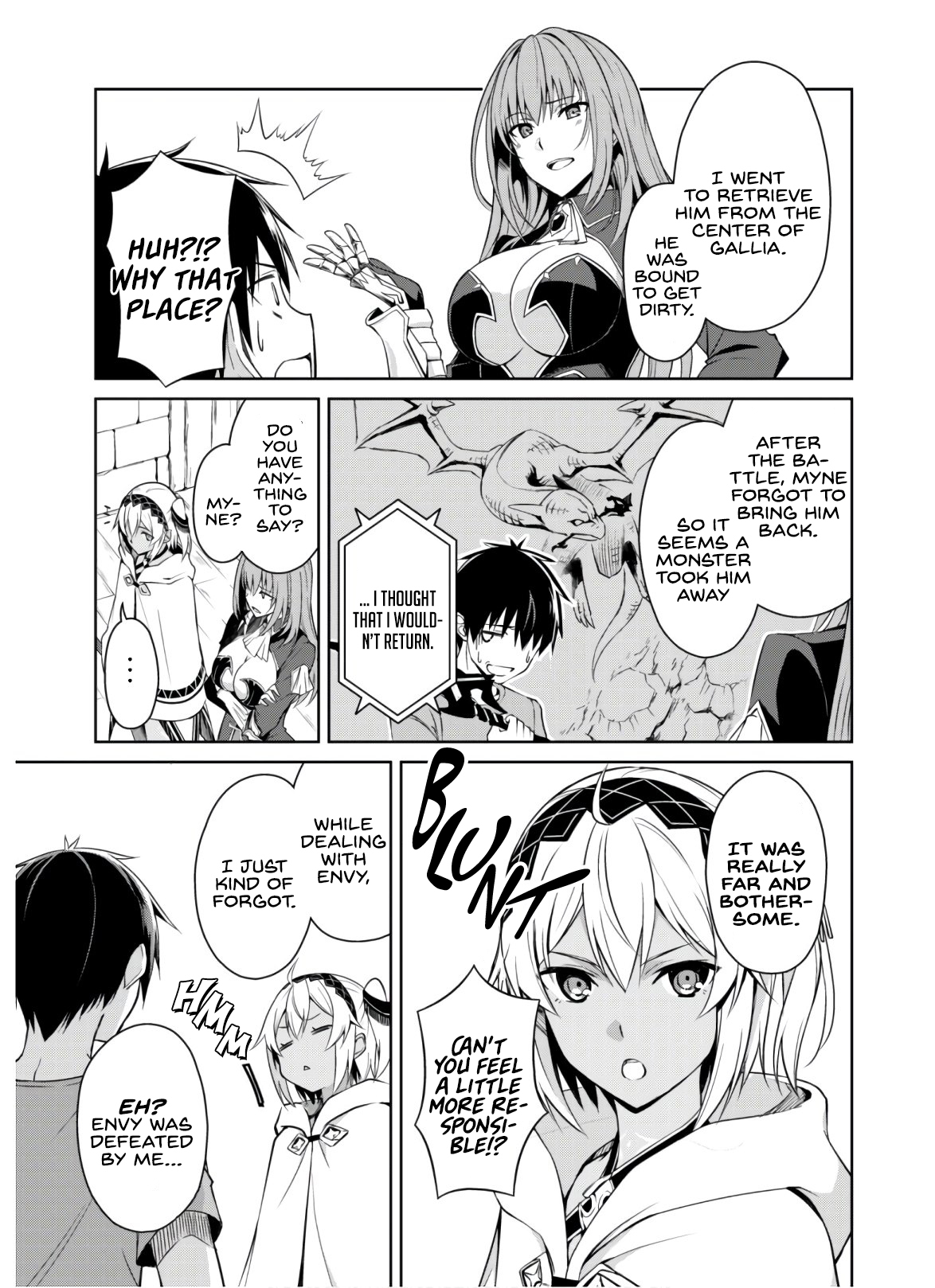 Halaman dari Boushoku no Berserk ~Ore dake Level to Iu Gainen wo Toppa suru~ Chapter 30