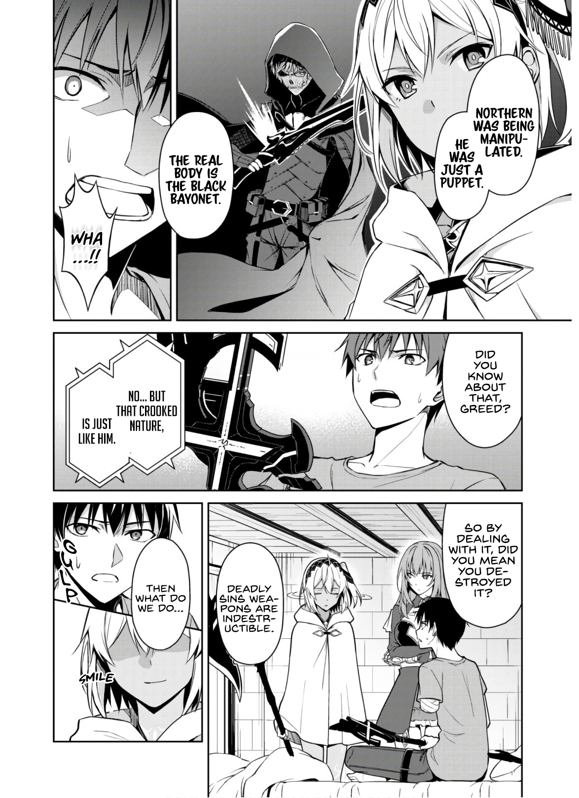 Halaman dari Boushoku no Berserk ~Ore dake Level to Iu Gainen wo Toppa suru~ Chapter 30