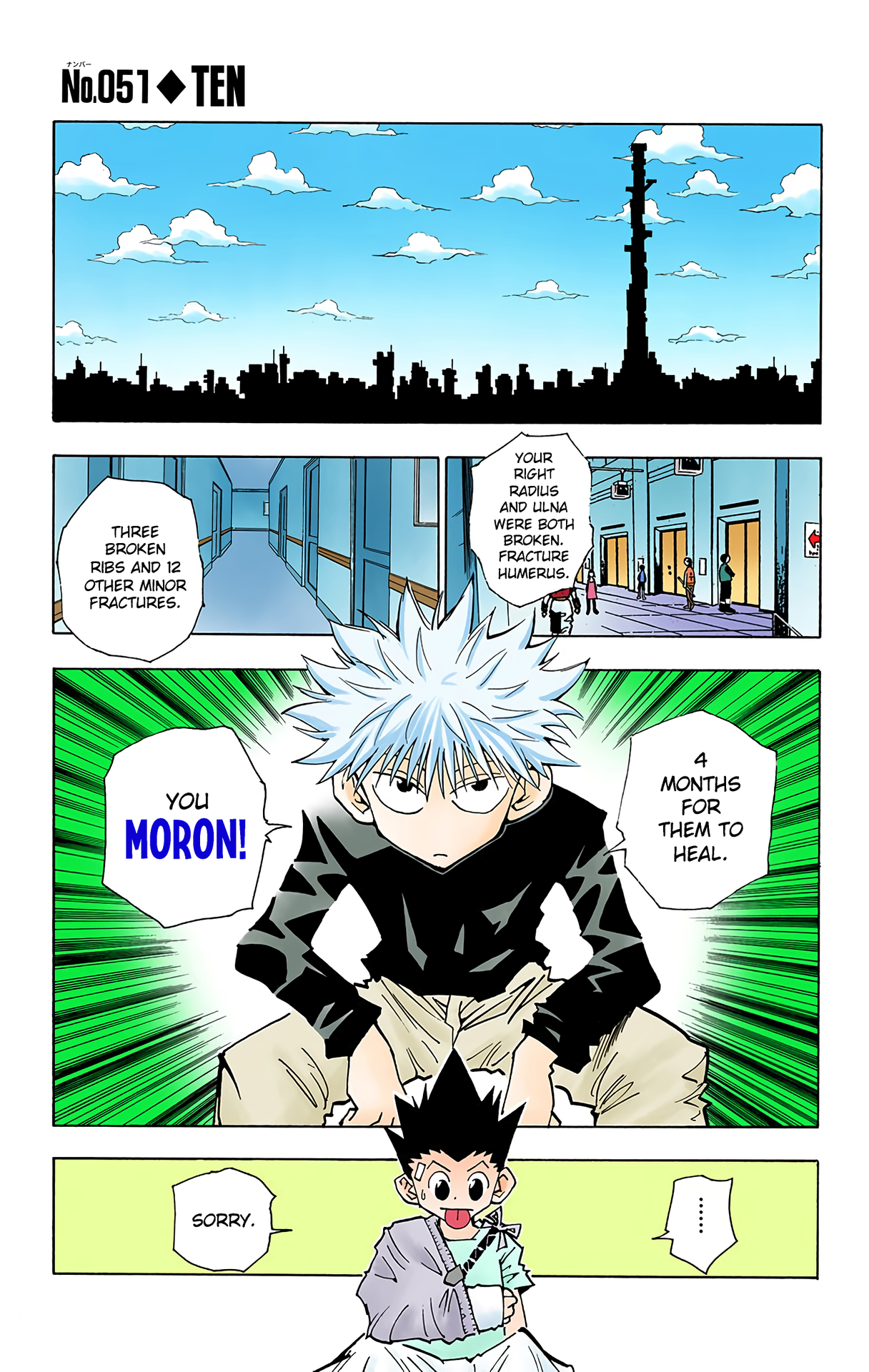 Halaman dari HUNTER x HUNTER (Official Colored) Chapter 51