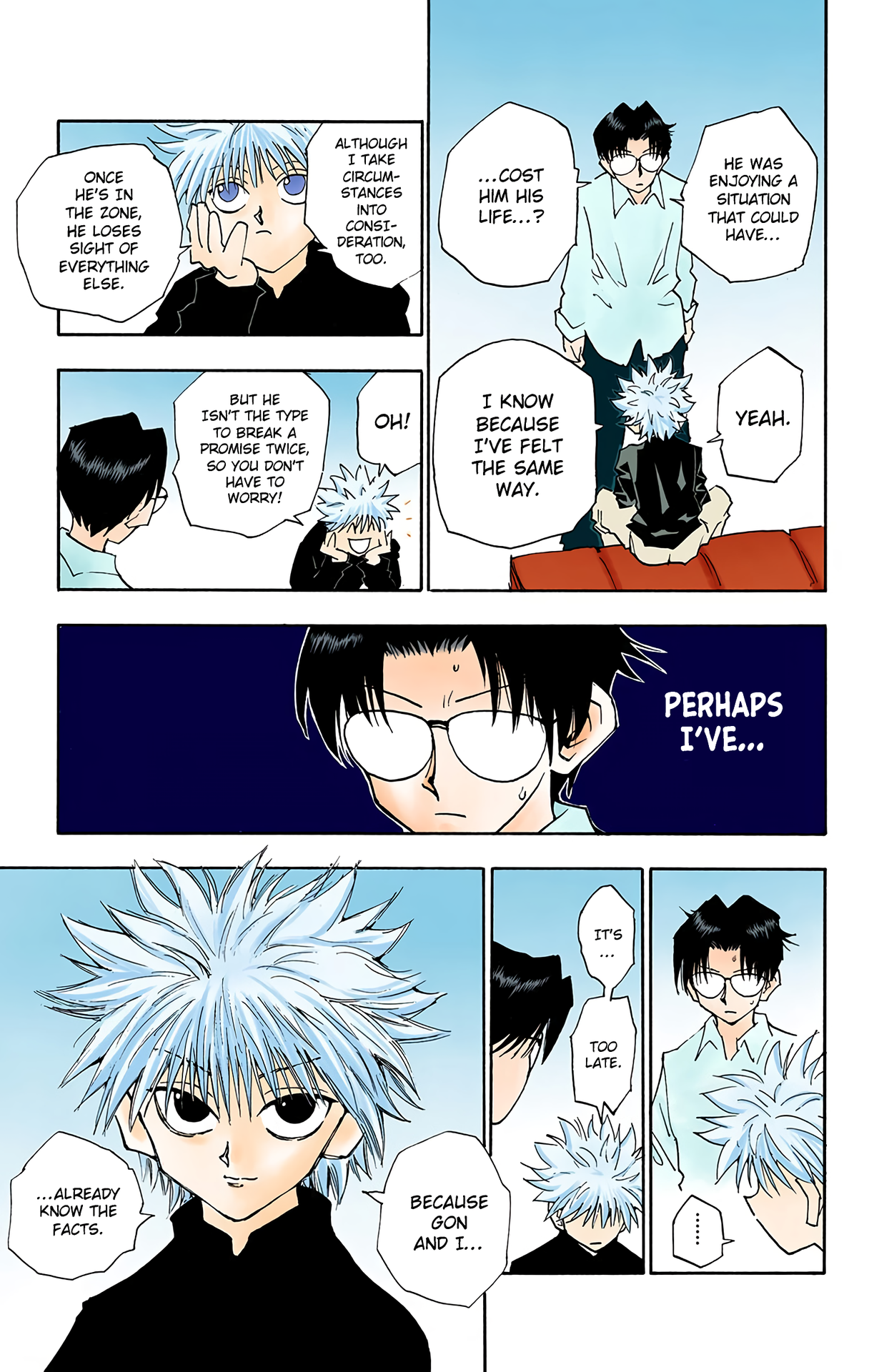 Halaman dari HUNTER x HUNTER (Official Colored) Chapter 51