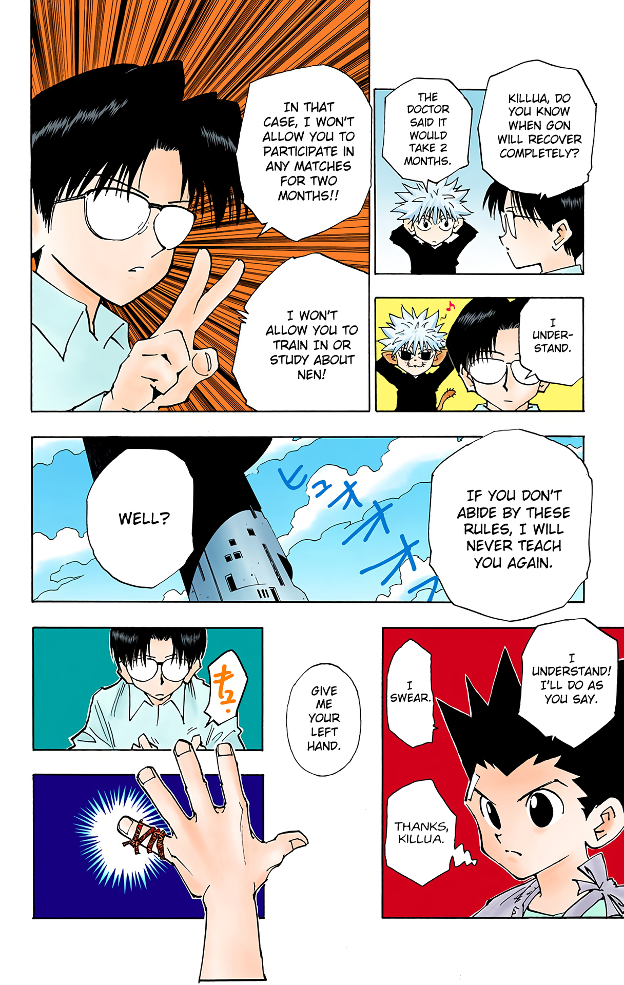Halaman dari HUNTER x HUNTER (Official Colored) Chapter 51