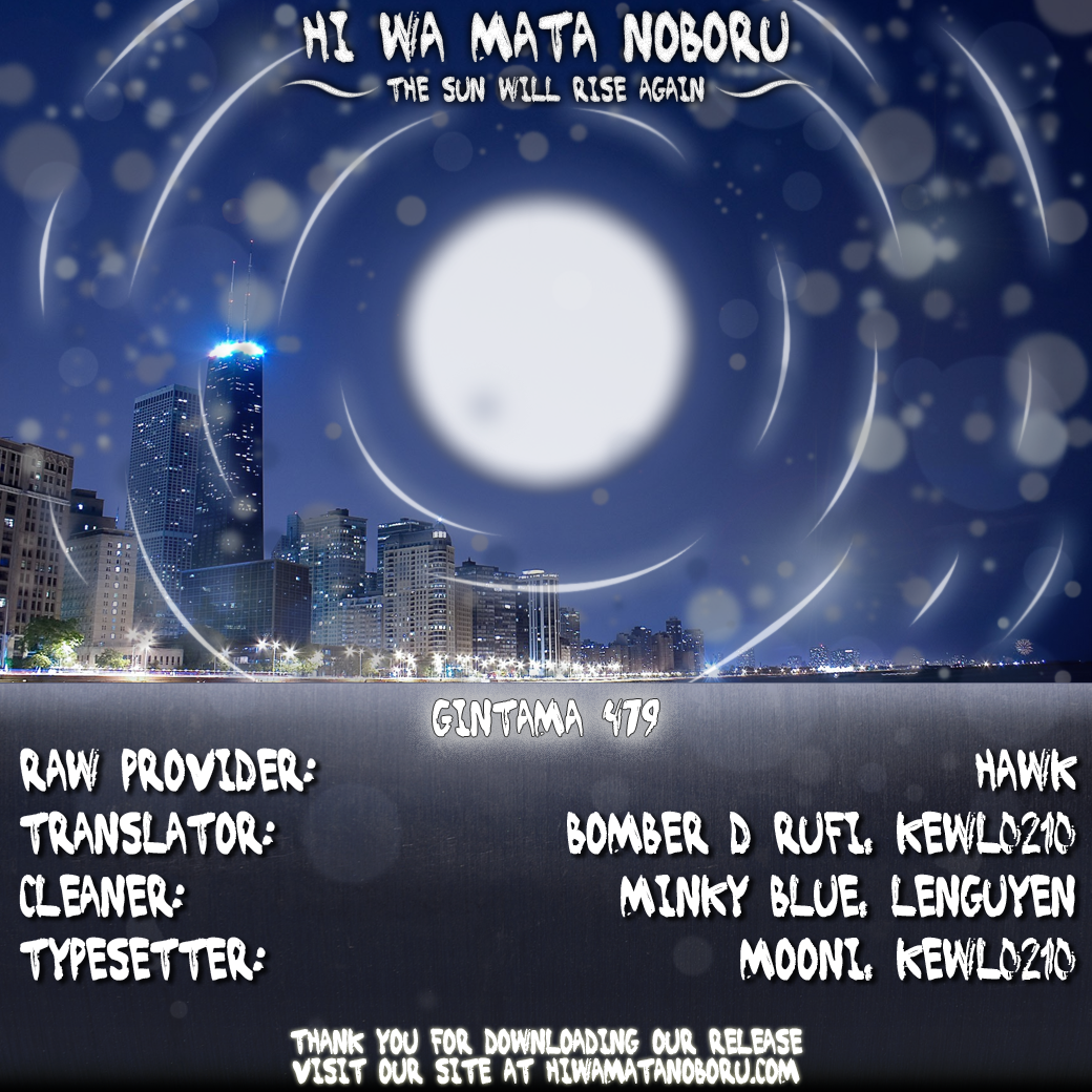 Halaman dari Gintama Chapter 479