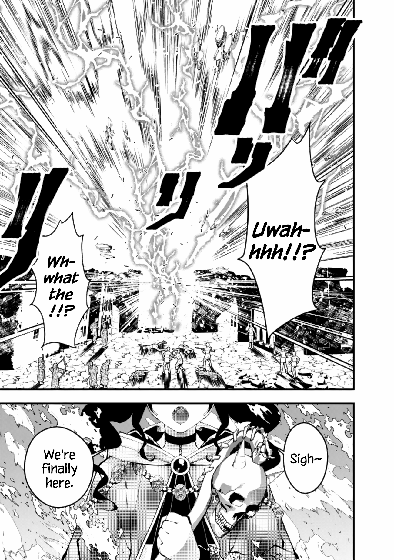 Halaman dari Fukushuu o Koinegau Saikyou Yuusha wa, Yami no Chikara de Senmetsu Musou Suru Chapter 87