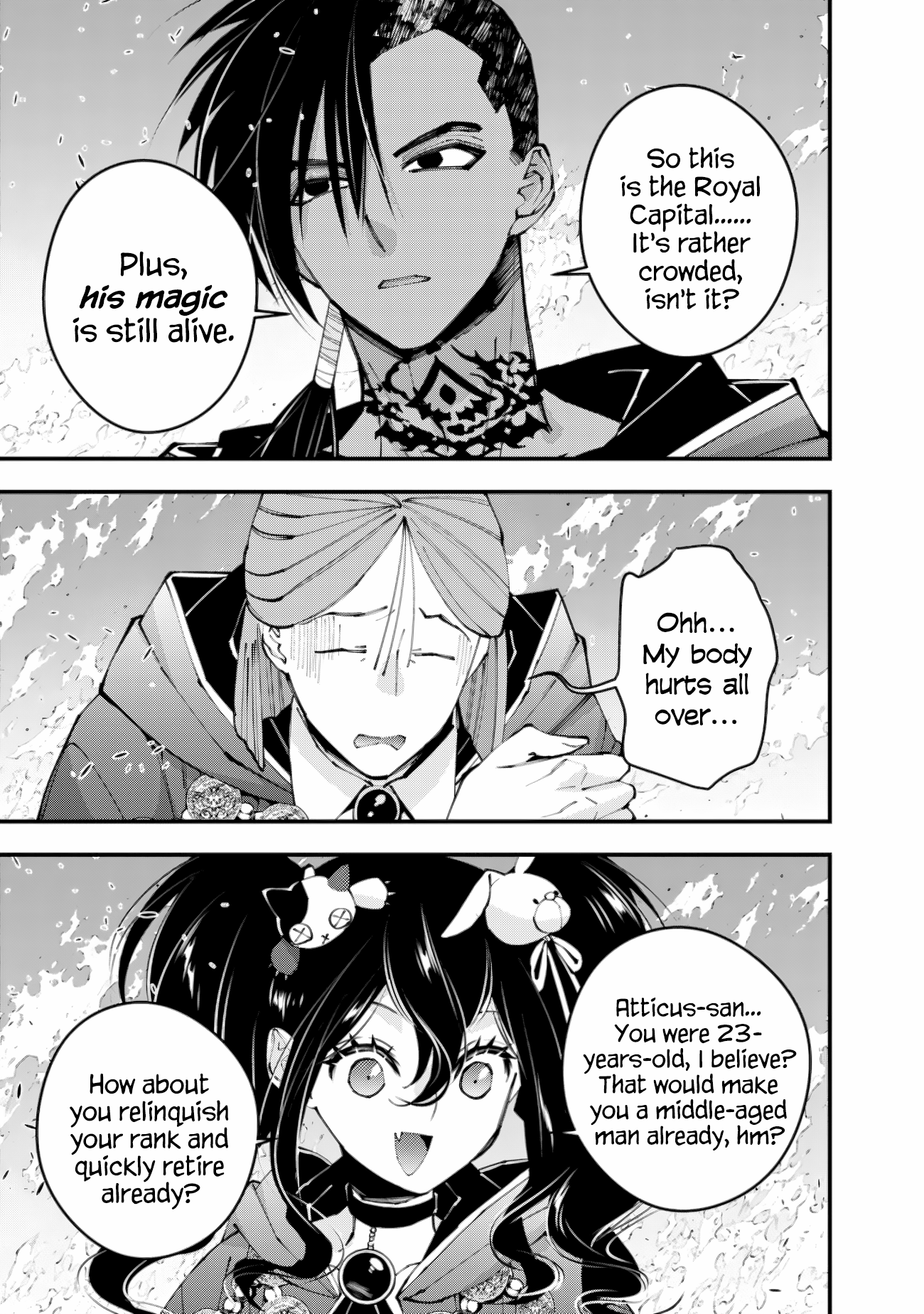 Halaman dari Fukushuu o Koinegau Saikyou Yuusha wa, Yami no Chikara de Senmetsu Musou Suru Chapter 87