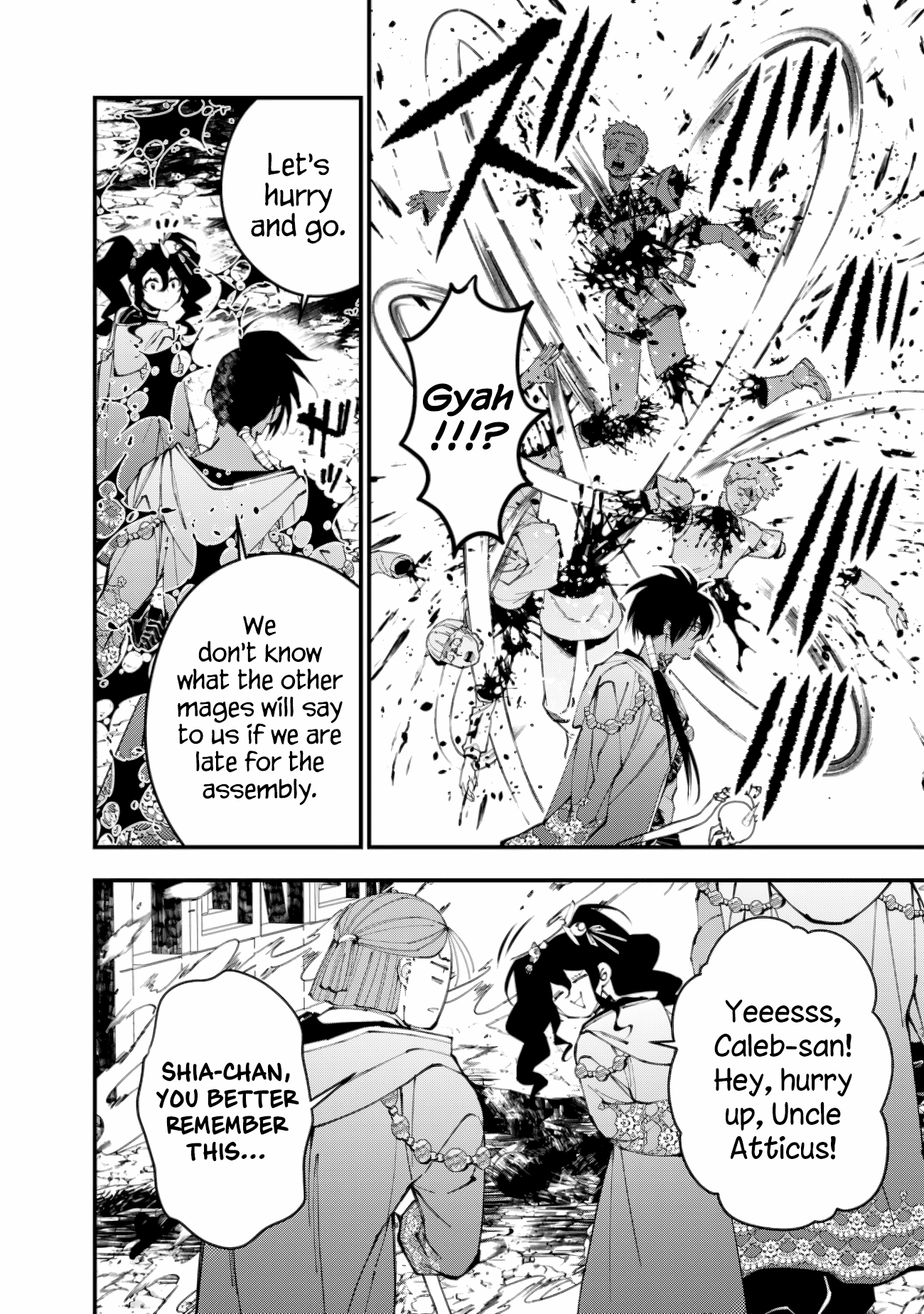 Halaman dari Fukushuu o Koinegau Saikyou Yuusha wa, Yami no Chikara de Senmetsu Musou Suru Chapter 87