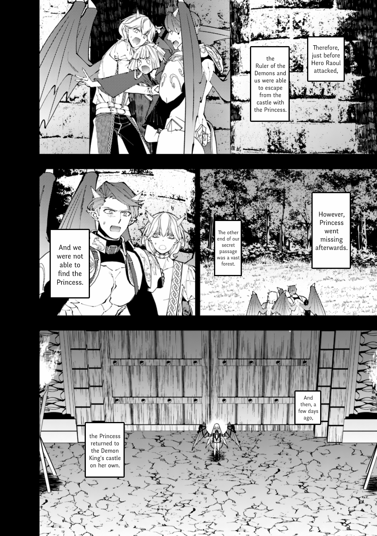 Halaman dari Fukushuu o Koinegau Saikyou Yuusha wa, Yami no Chikara de Senmetsu Musou Suru Chapter 87