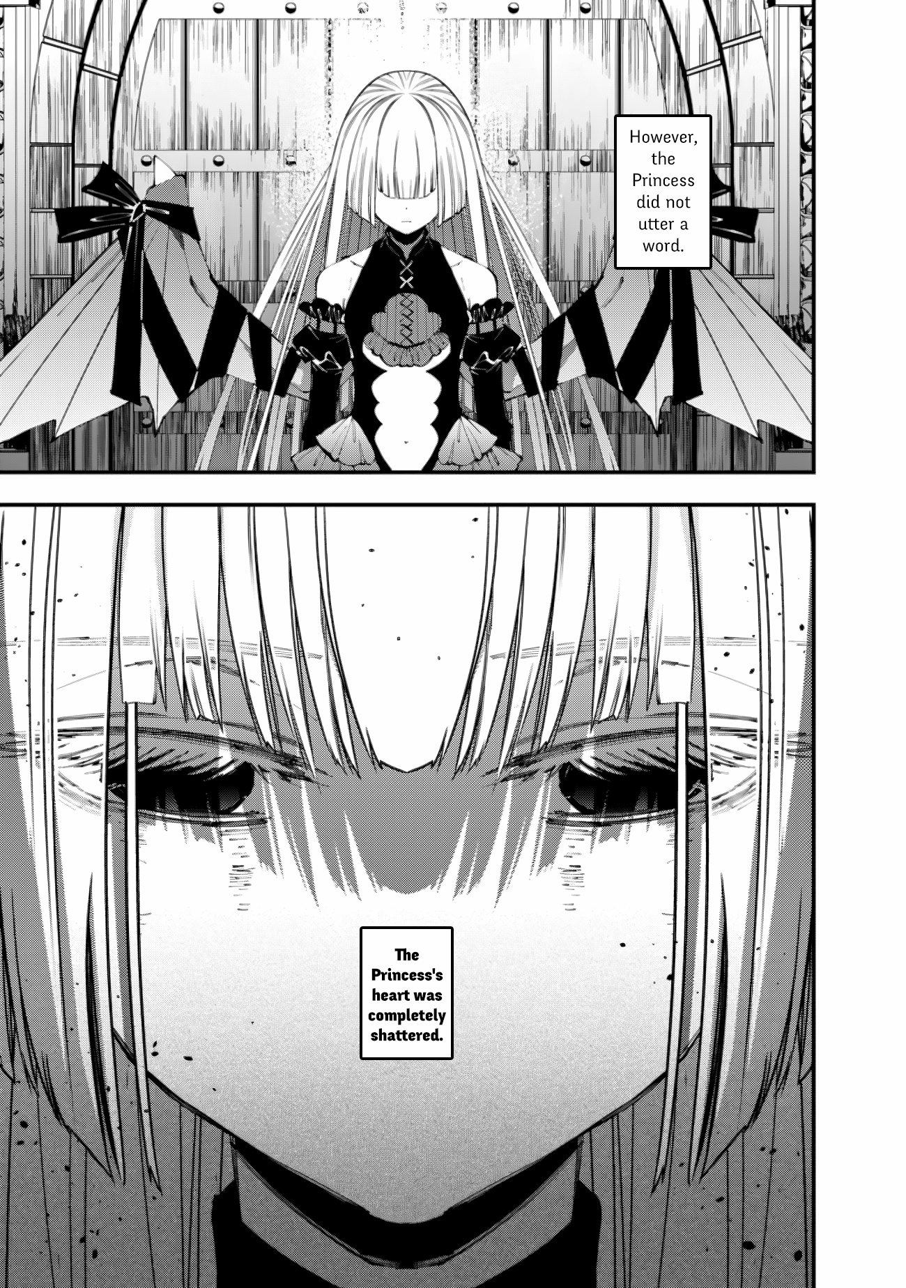 Halaman dari Fukushuu o Koinegau Saikyou Yuusha wa, Yami no Chikara de Senmetsu Musou Suru Chapter 87