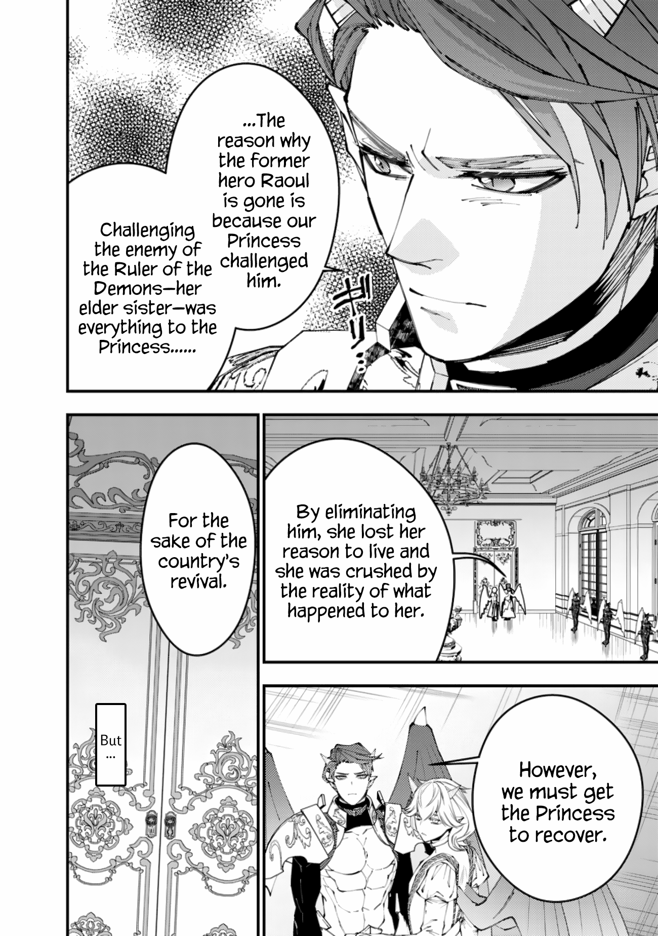 Halaman dari Fukushuu o Koinegau Saikyou Yuusha wa, Yami no Chikara de Senmetsu Musou Suru Chapter 87