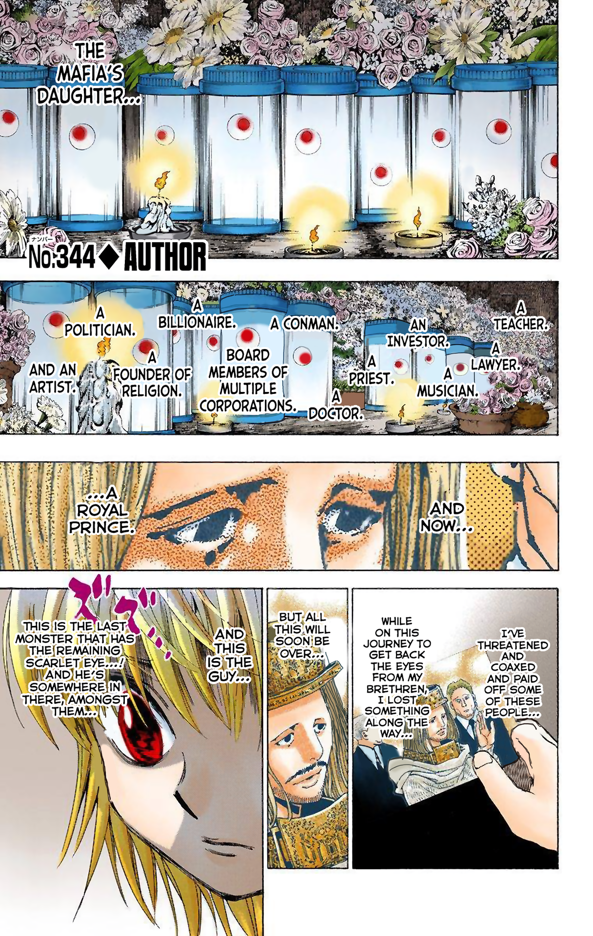 Halaman dari HUNTER x HUNTER (Official Colored) Chapter 344