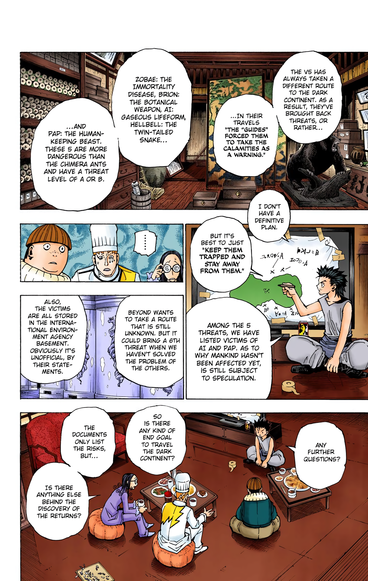 Halaman dari HUNTER x HUNTER (Official Colored) Chapter 344