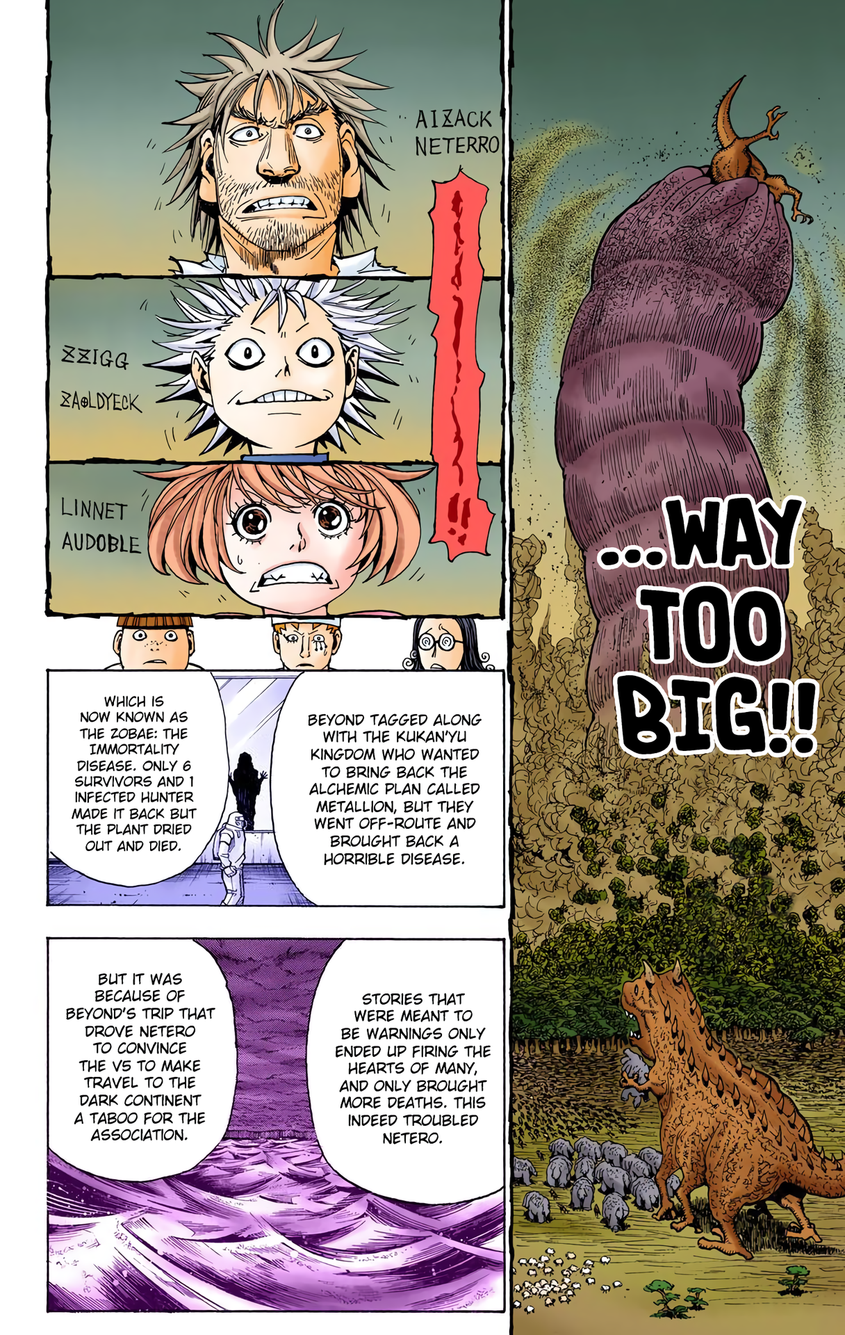 Halaman dari HUNTER x HUNTER (Official Colored) Chapter 344