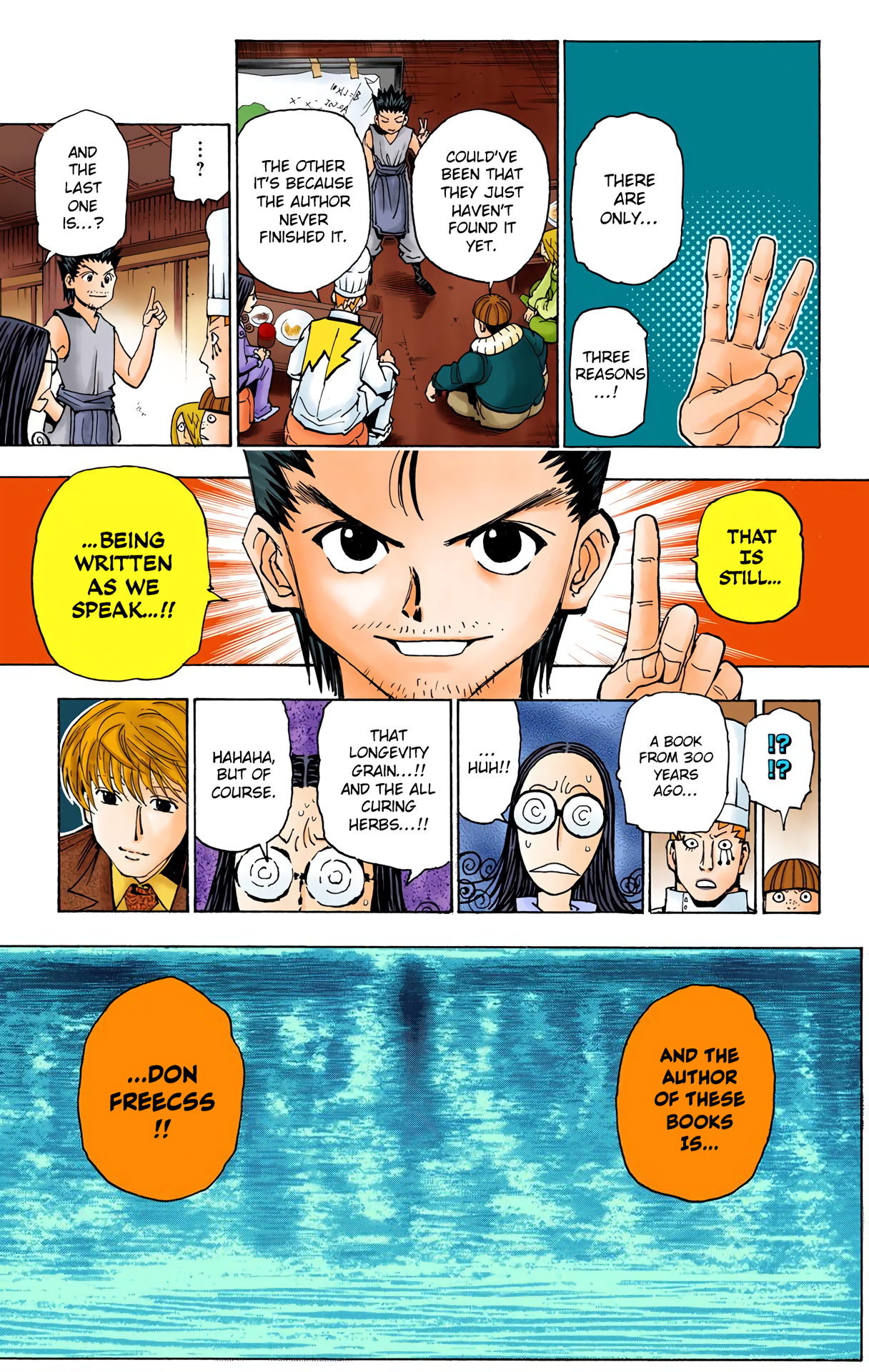Halaman dari HUNTER x HUNTER (Official Colored) Chapter 344