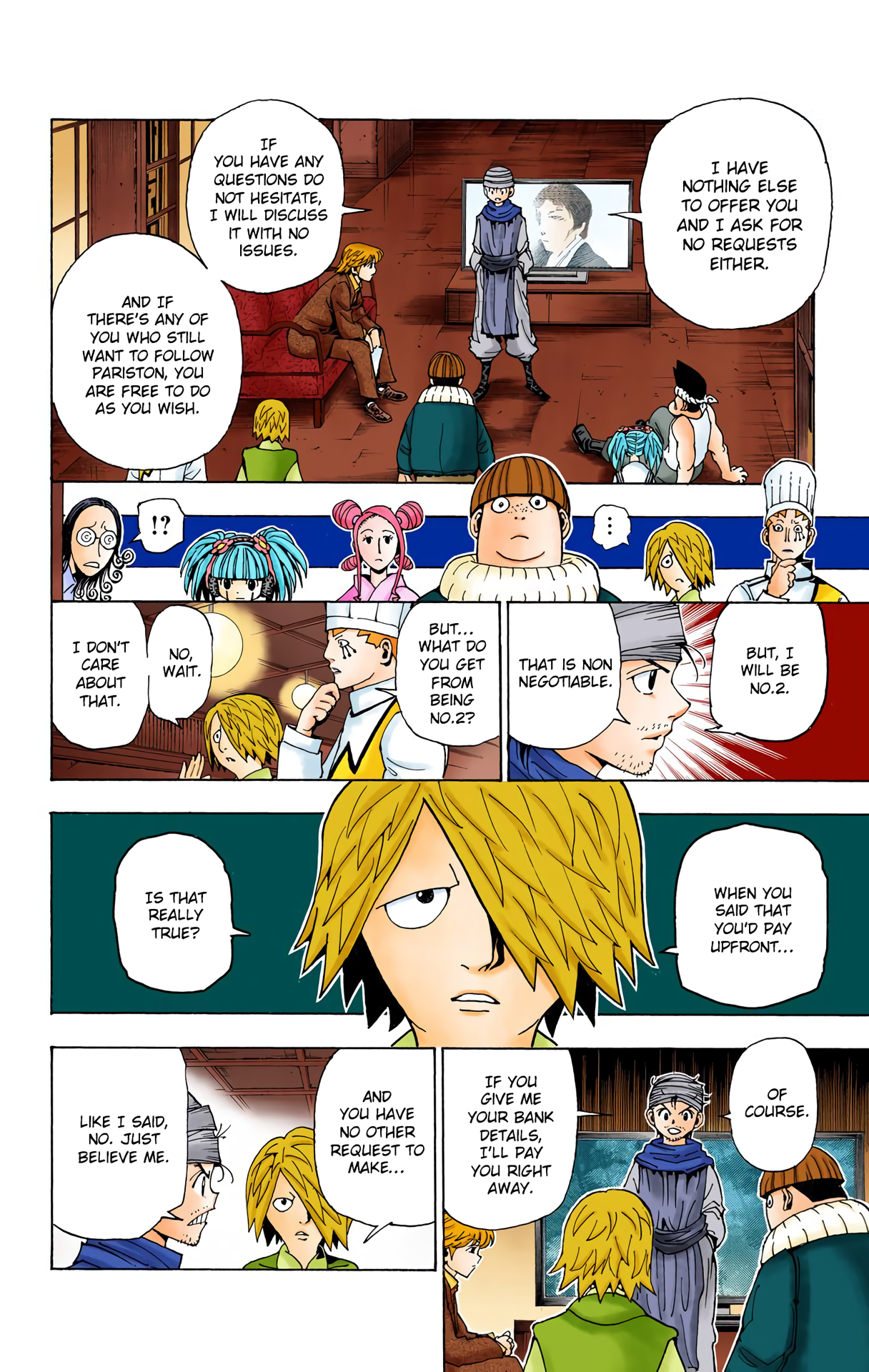 Halaman dari HUNTER x HUNTER (Official Colored) Chapter 344