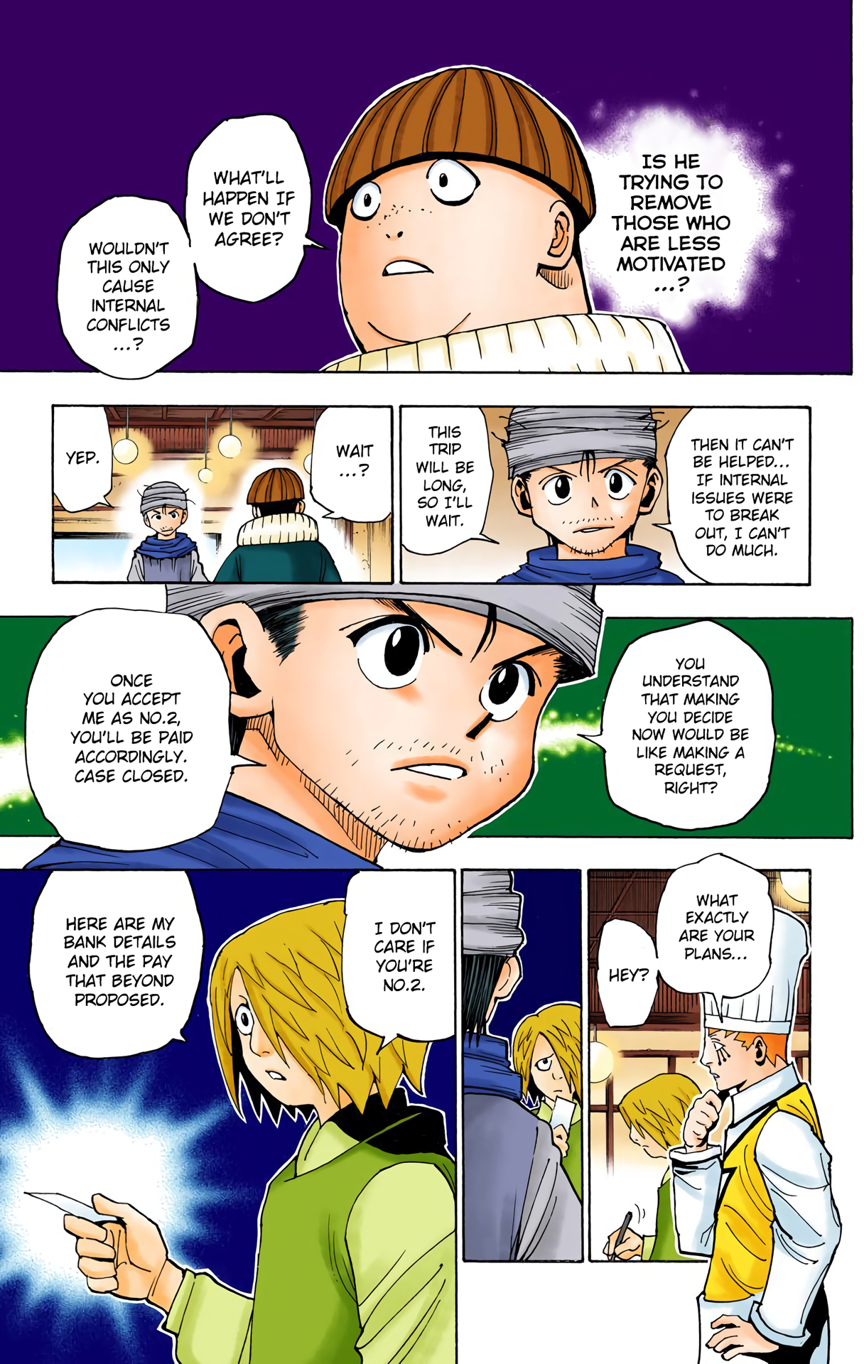 Halaman dari HUNTER x HUNTER (Official Colored) Chapter 344