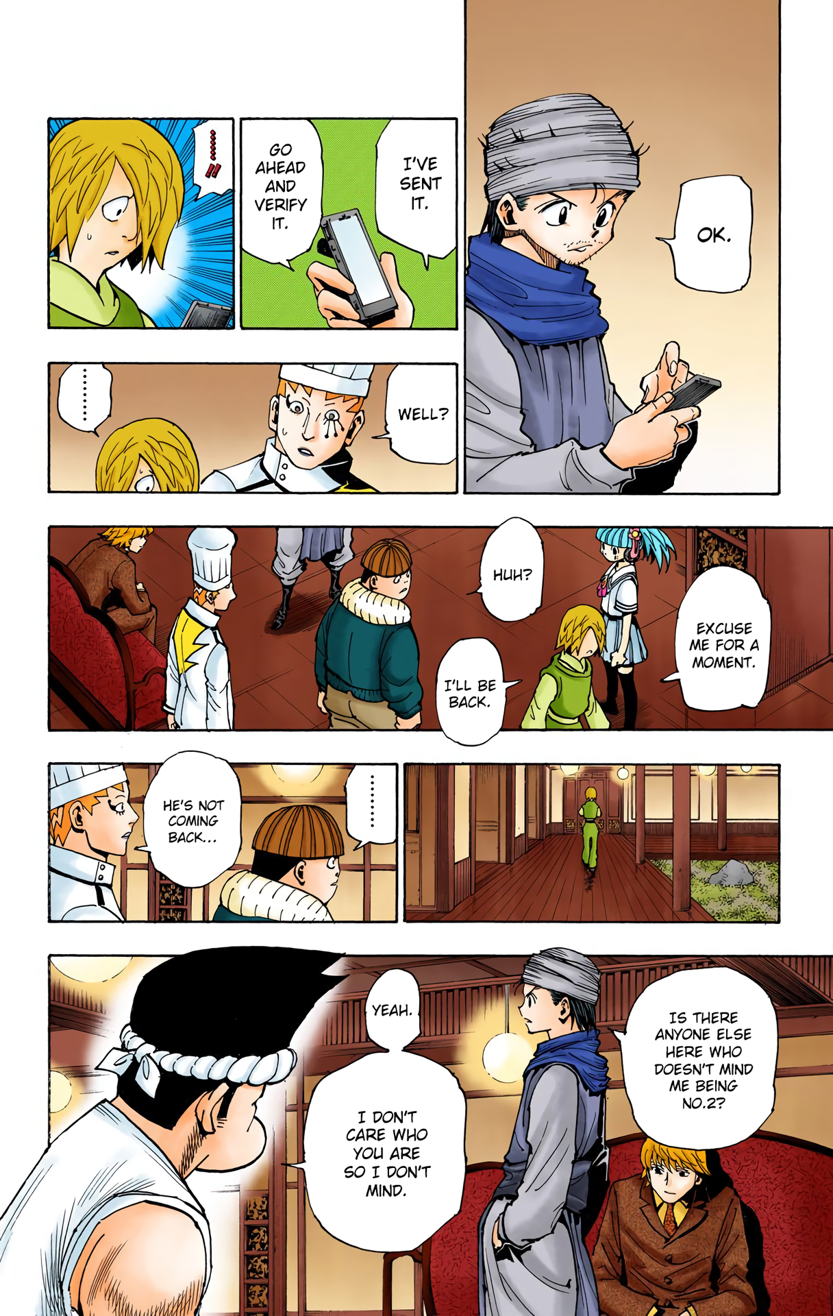 Halaman dari HUNTER x HUNTER (Official Colored) Chapter 344