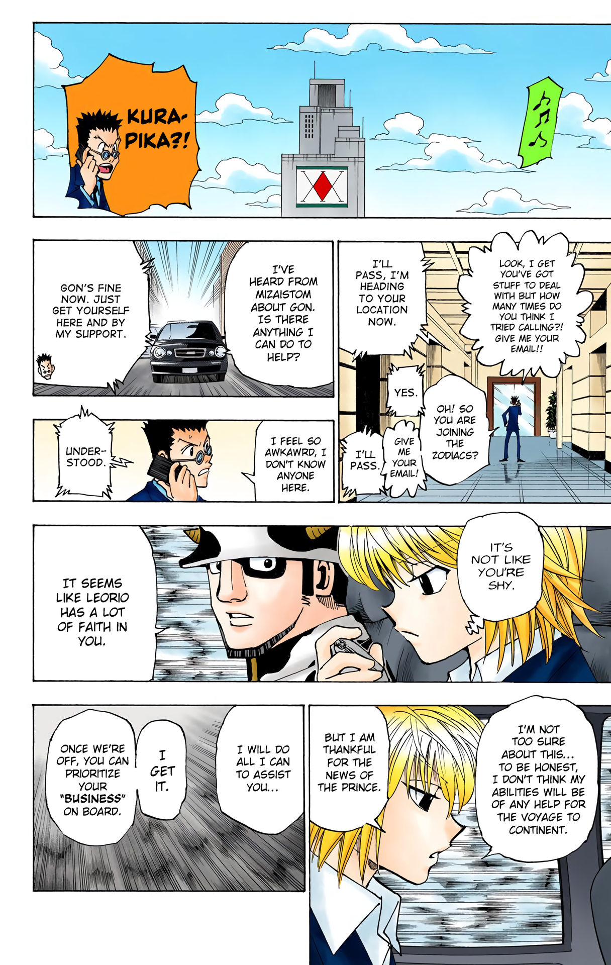 Halaman dari HUNTER x HUNTER (Official Colored) Chapter 344