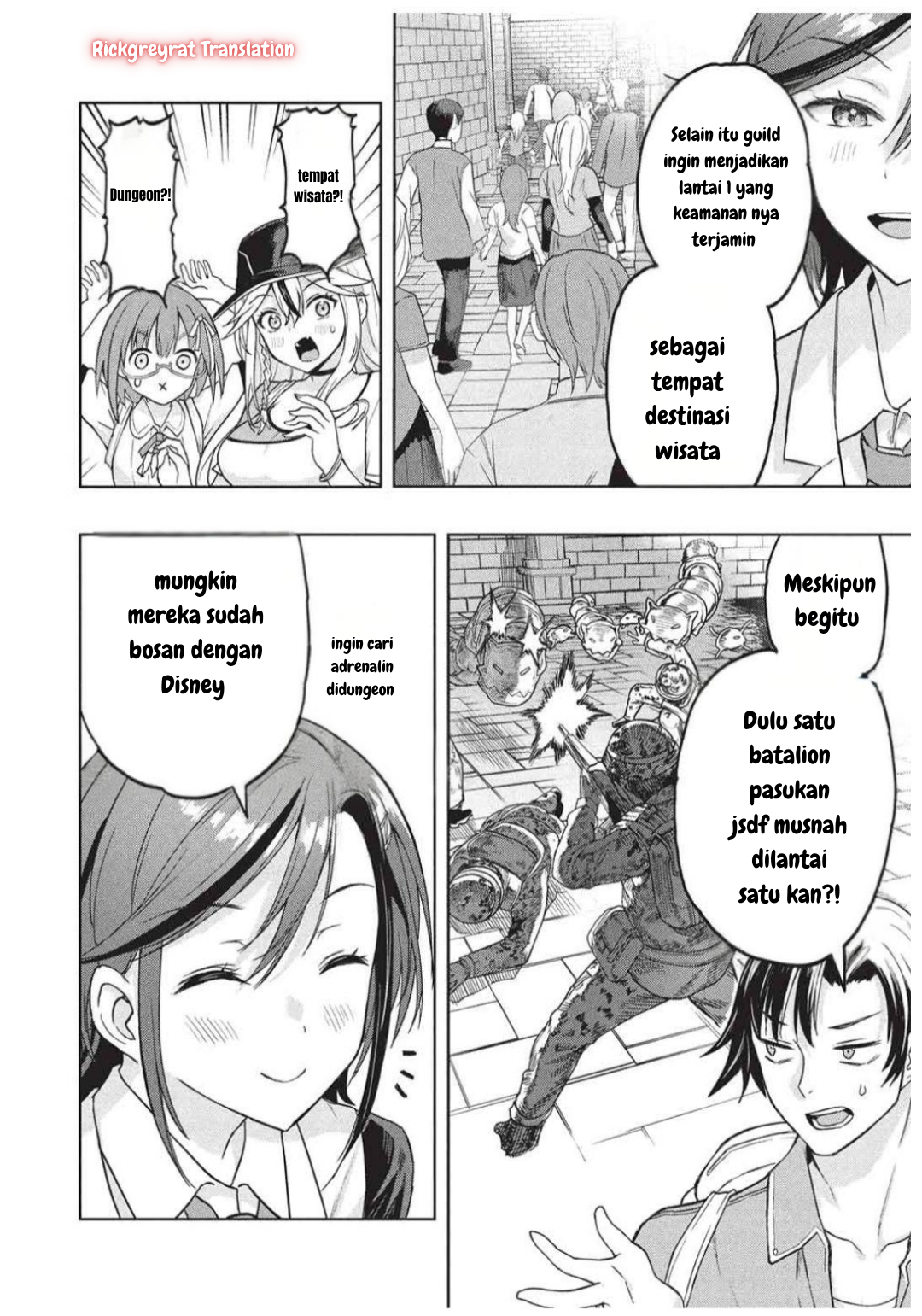 Gal to Dungeon to Shuukaiokure no Tansaku Eiyuutan Chapter 4 - halaman 7