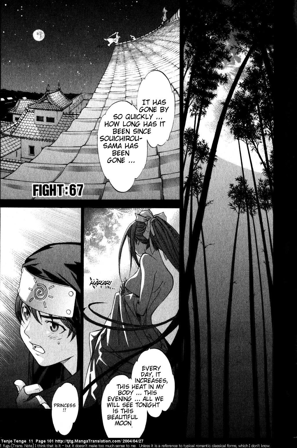 Halaman dari Tenjou Tenge Chapter 67