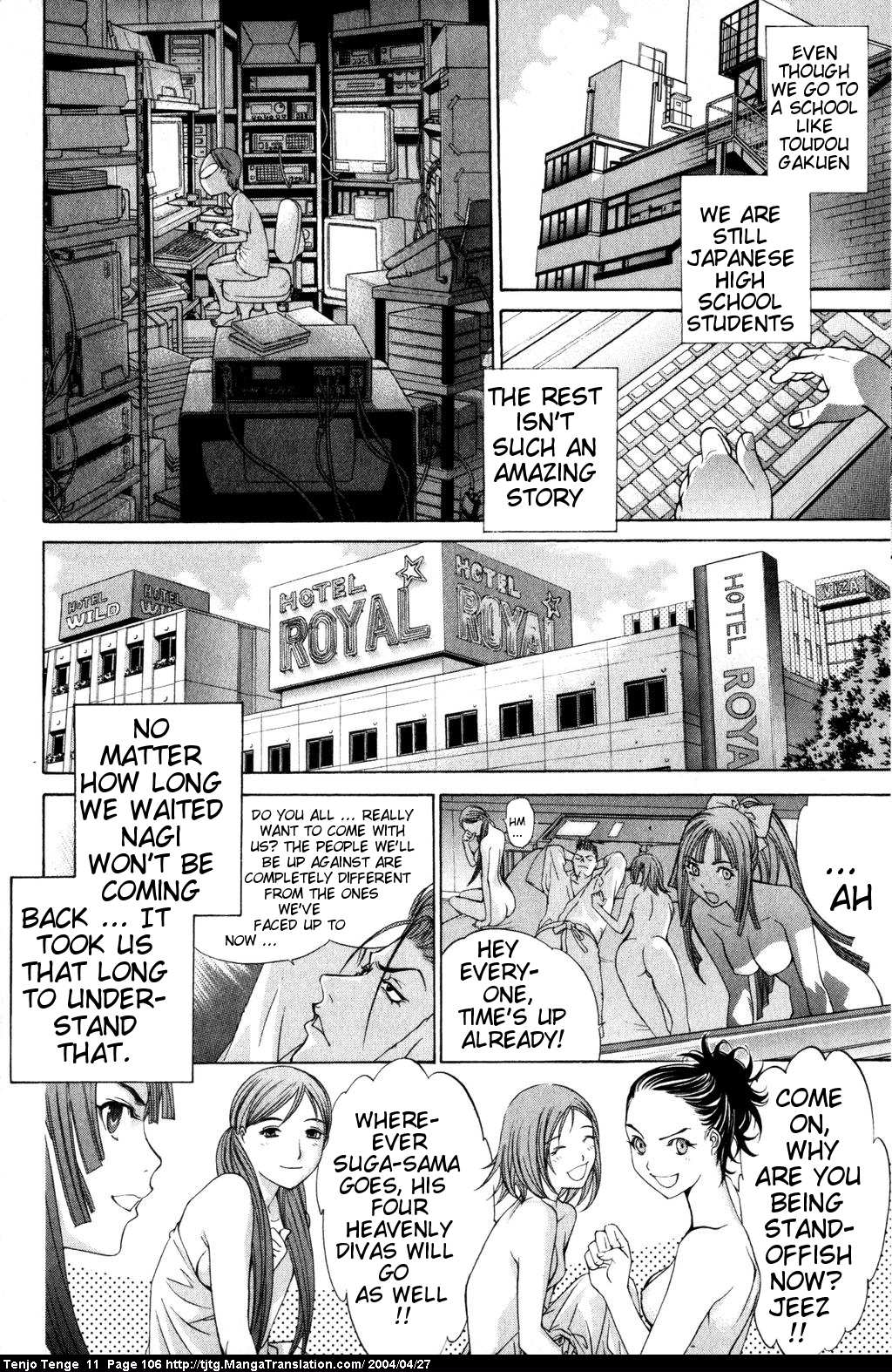 Halaman dari Tenjou Tenge Chapter 67
