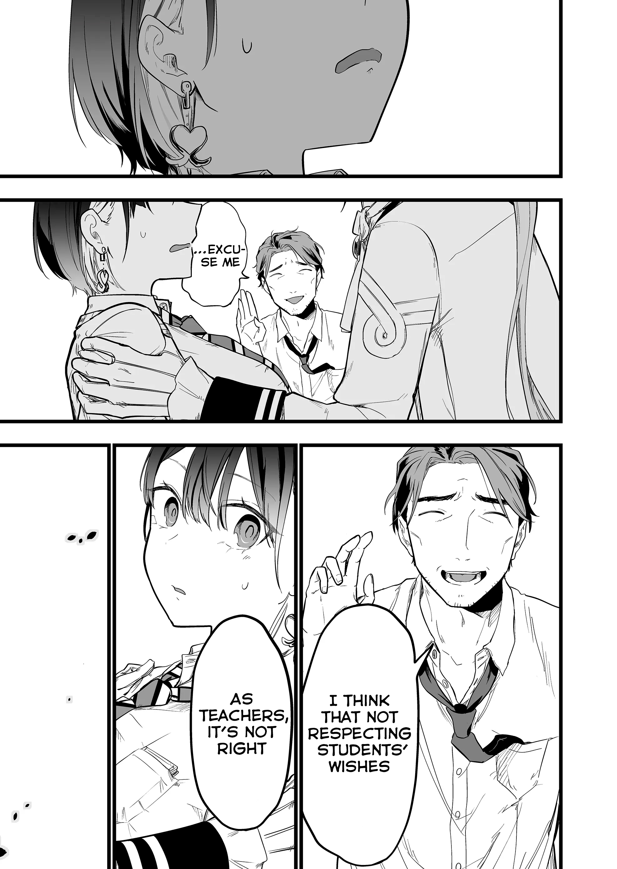 Halaman dari "Ano Toki Tasukete Itadaita Monster Musume desu." Isekai Ossan Kyoushi Totsuzen no Moteki ni Konwaku suru Chapter 2