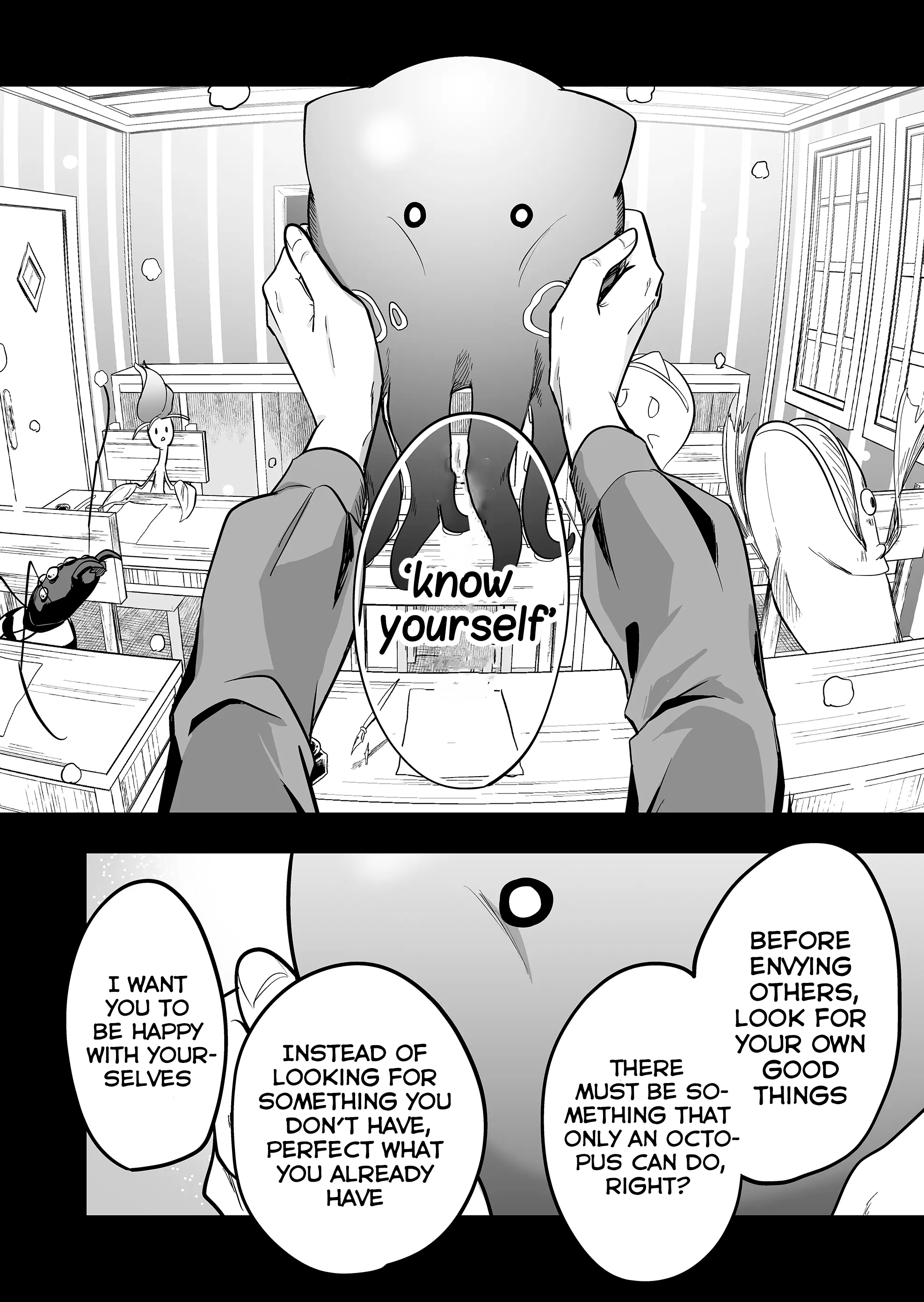 Halaman dari "Ano Toki Tasukete Itadaita Monster Musume desu." Isekai Ossan Kyoushi Totsuzen no Moteki ni Konwaku suru Chapter 2