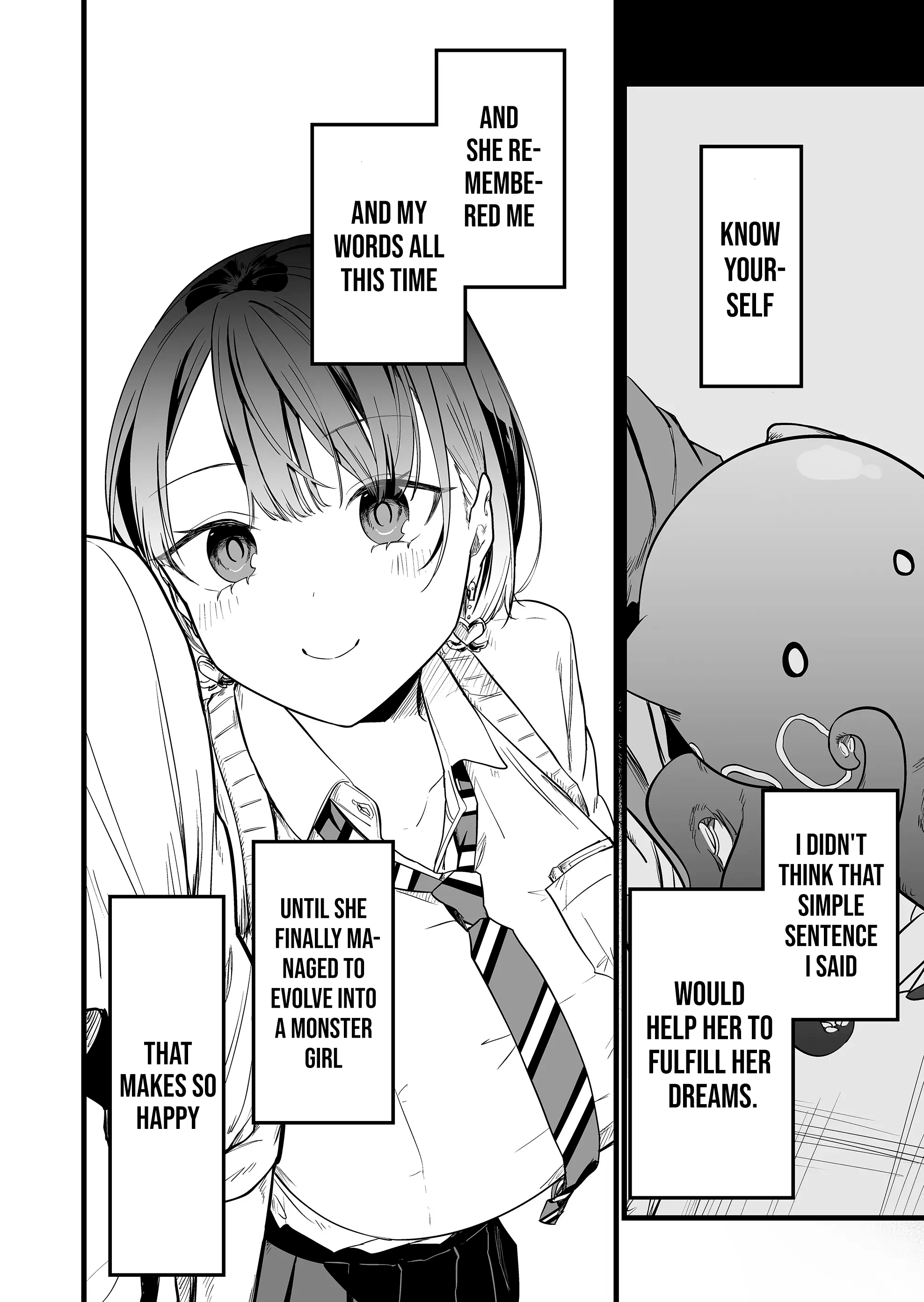 Halaman dari "Ano Toki Tasukete Itadaita Monster Musume desu." Isekai Ossan Kyoushi Totsuzen no Moteki ni Konwaku suru Chapter 2