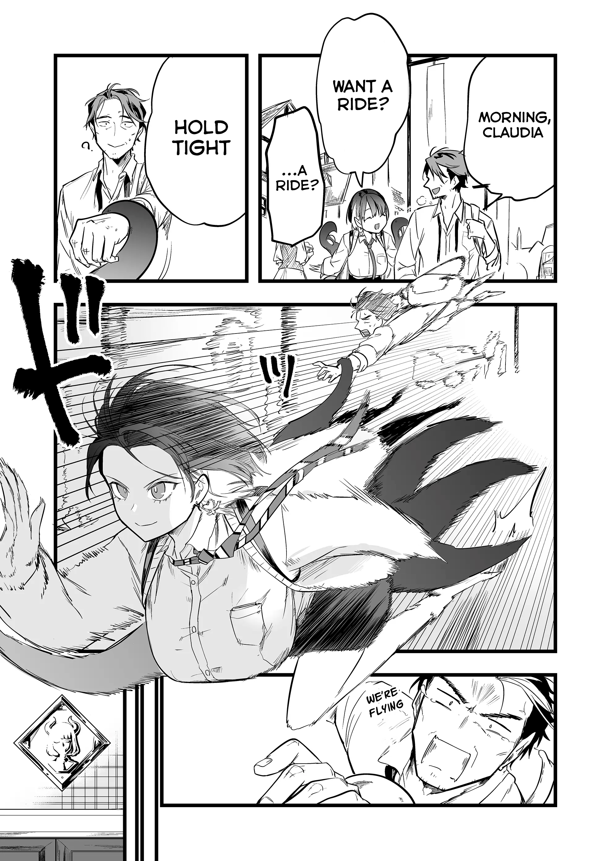 Halaman dari "Ano Toki Tasukete Itadaita Monster Musume desu." Isekai Ossan Kyoushi Totsuzen no Moteki ni Konwaku suru Chapter 2