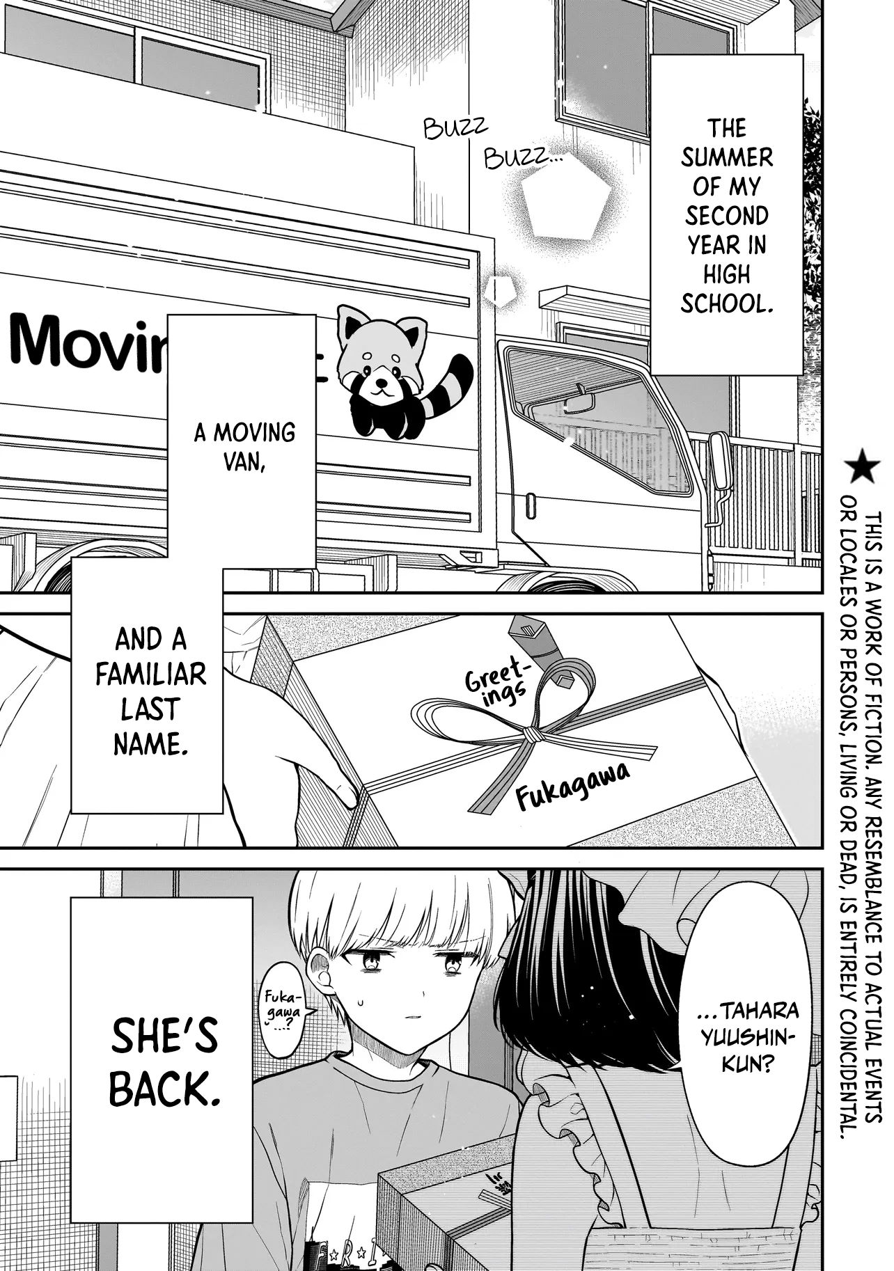 Chapter 1 – The Return of My Childhood Friend page