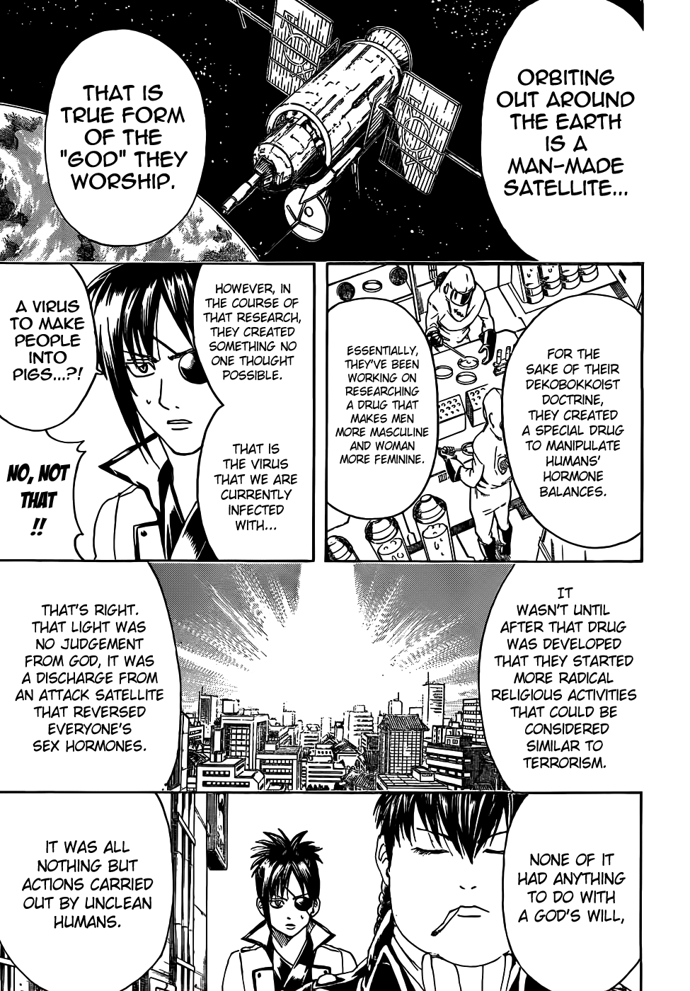 Halaman dari Gintama Chapter 439