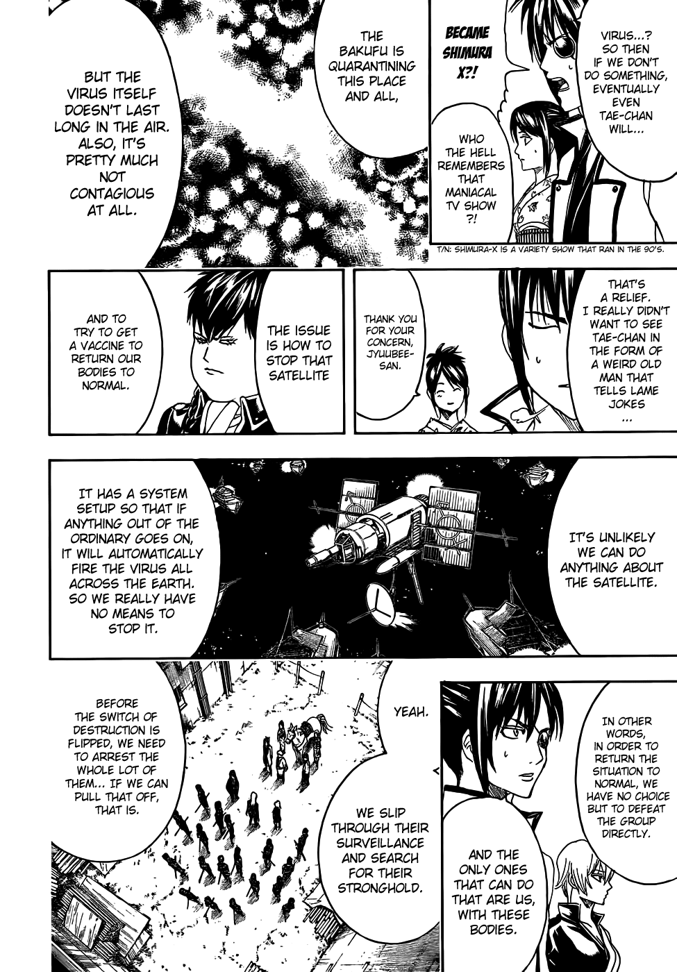 Halaman dari Gintama Chapter 439