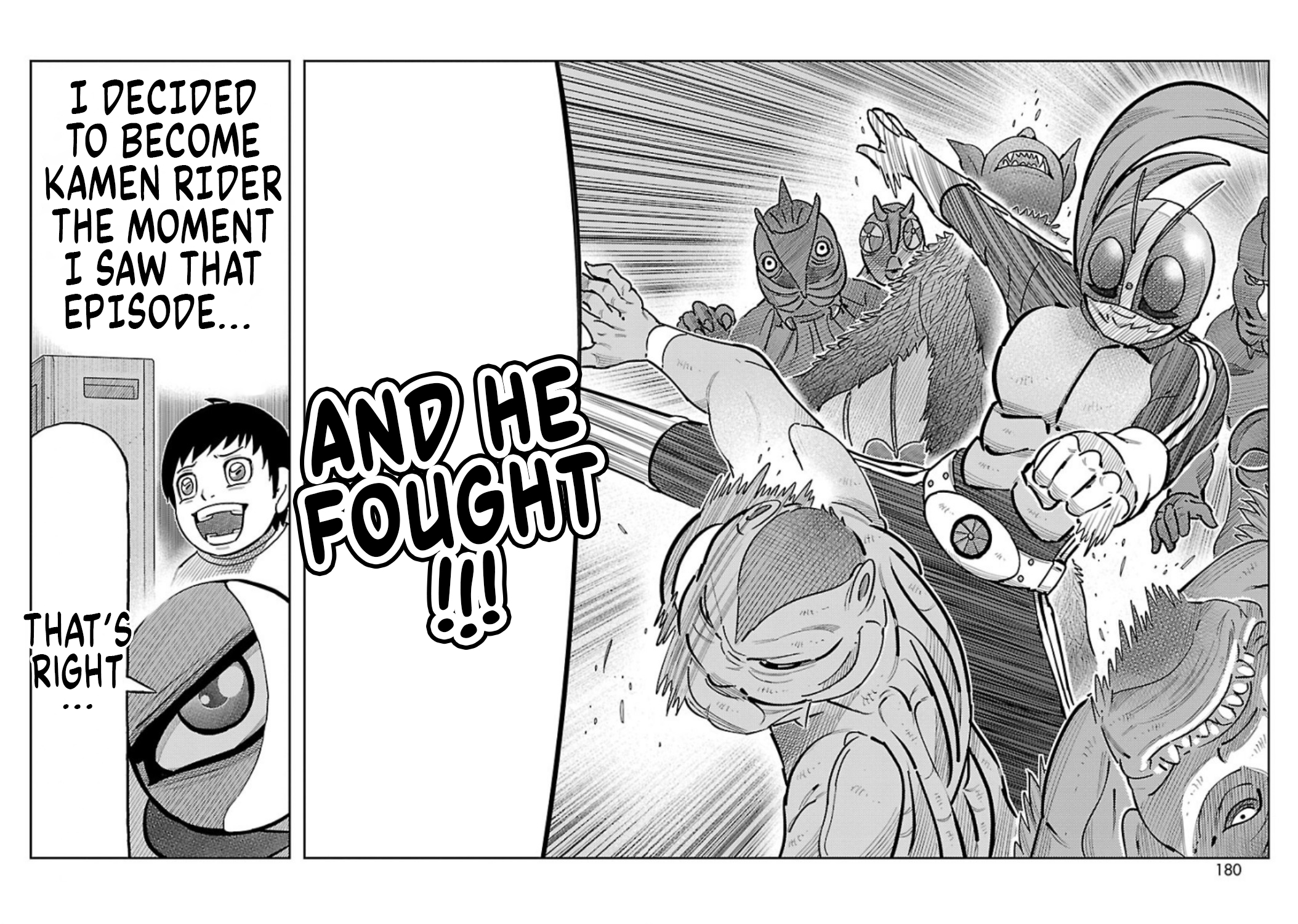 Toujima Tanzaburou wa Kamen Rider ni Naritai Chapter 8 Page 28