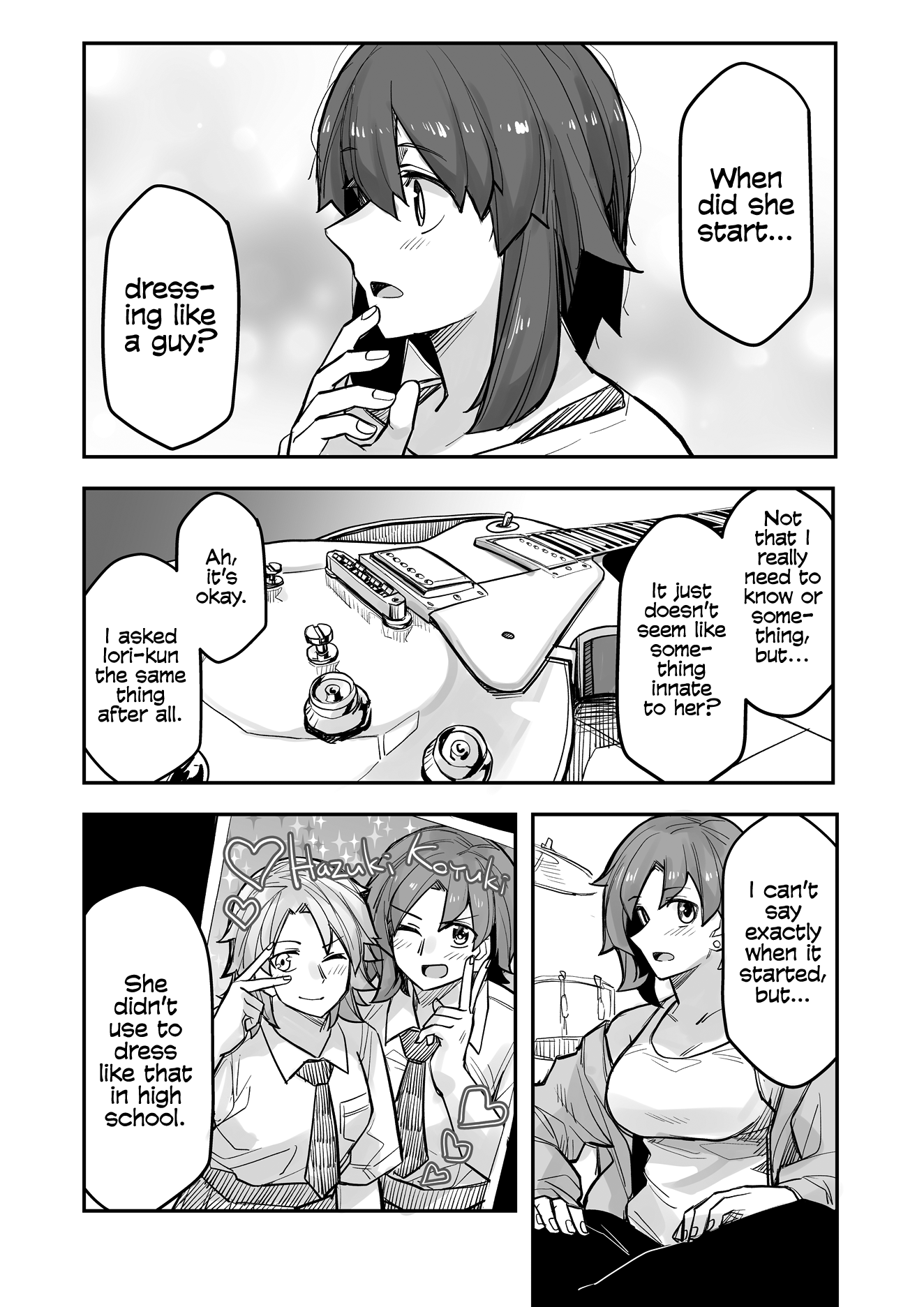 Halaman dari Ikemen Joshi to Josou Danshi Chapter 94