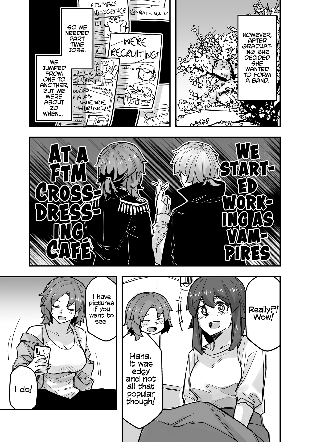 Halaman dari Ikemen Joshi to Josou Danshi Chapter 94