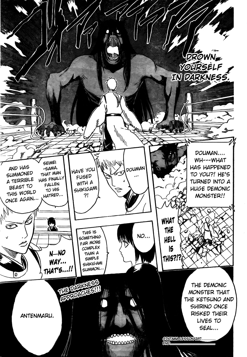 Halaman dari Gintama Chapter 287