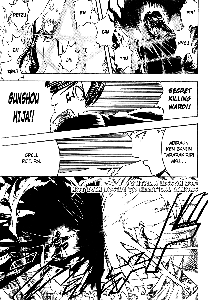 Halaman dari Gintama Chapter 287