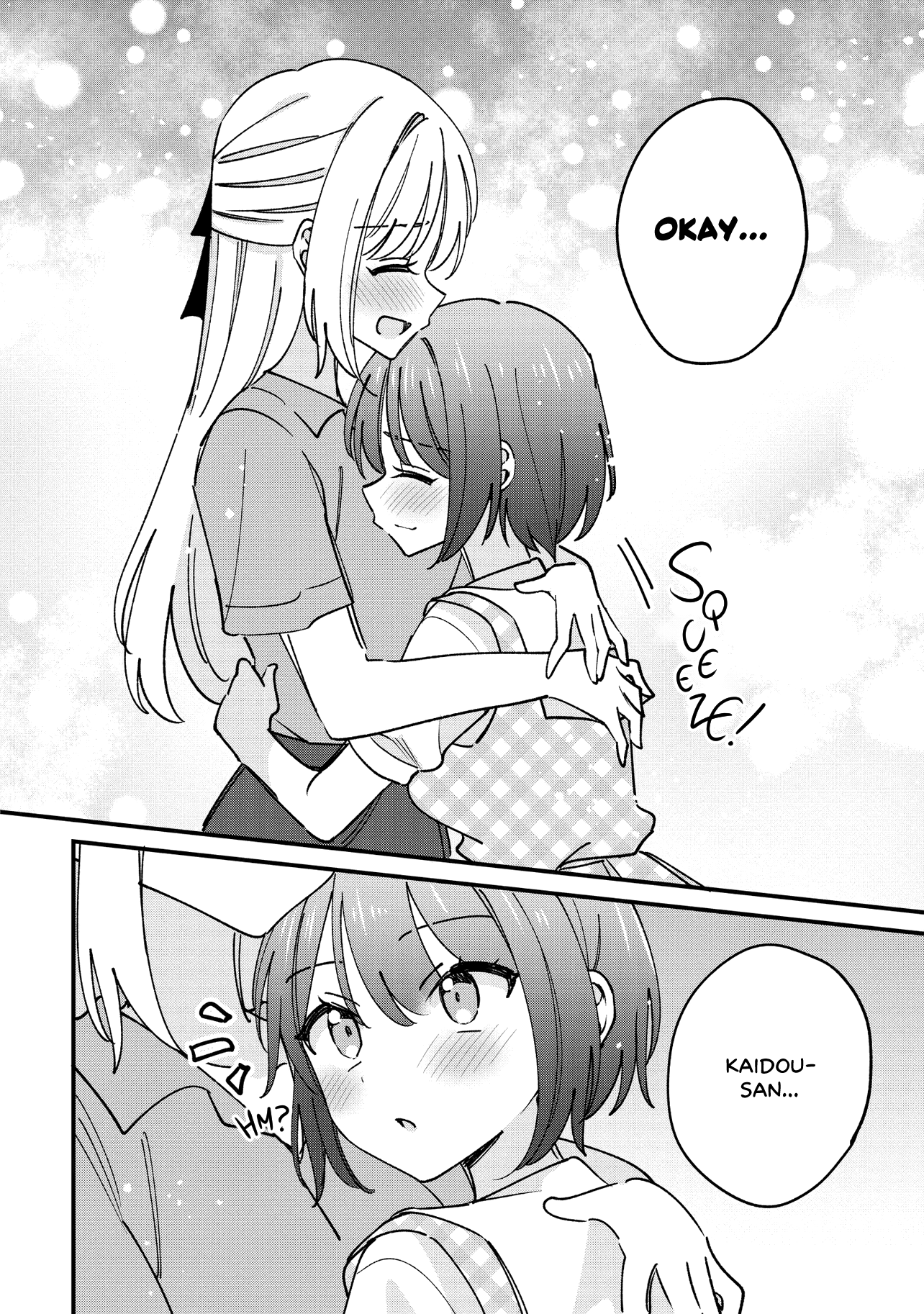 Halaman dari Kao dake yoi Classmate ga, Yatara to Guigui Kuru Yuri no Hanashi. Chapter 8