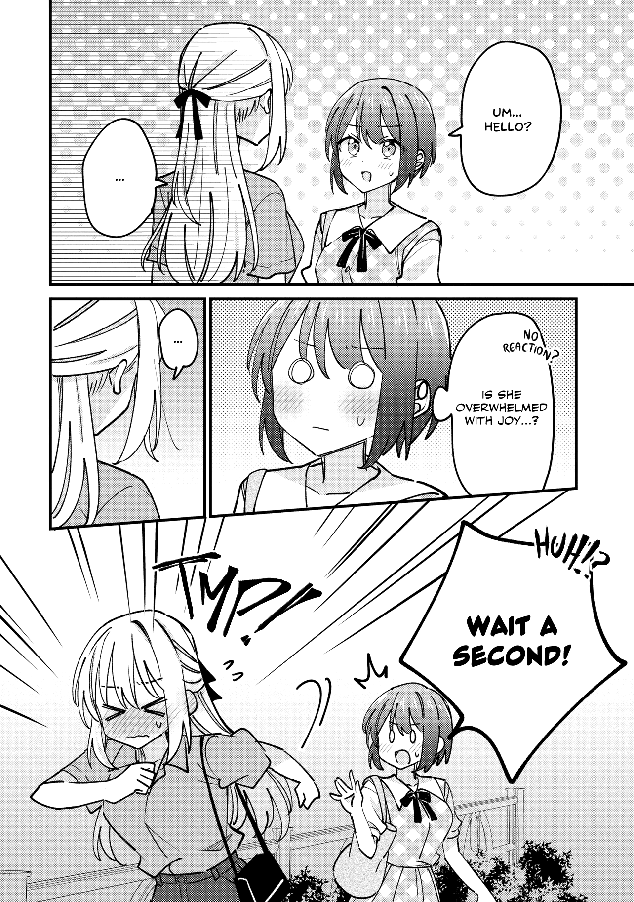 Halaman dari Kao dake yoi Classmate ga, Yatara to Guigui Kuru Yuri no Hanashi. Chapter 8