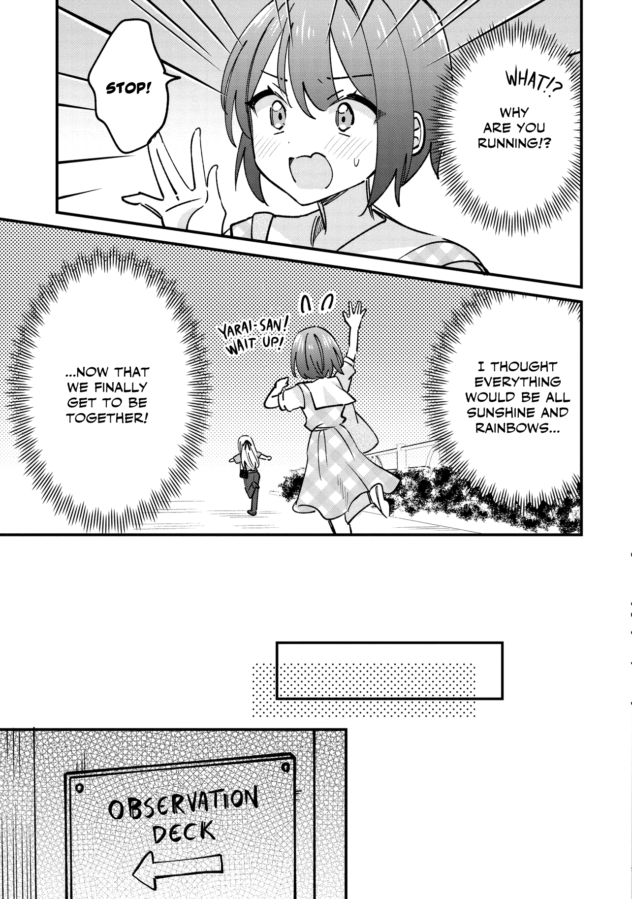 Halaman dari Kao dake yoi Classmate ga, Yatara to Guigui Kuru Yuri no Hanashi. Chapter 8