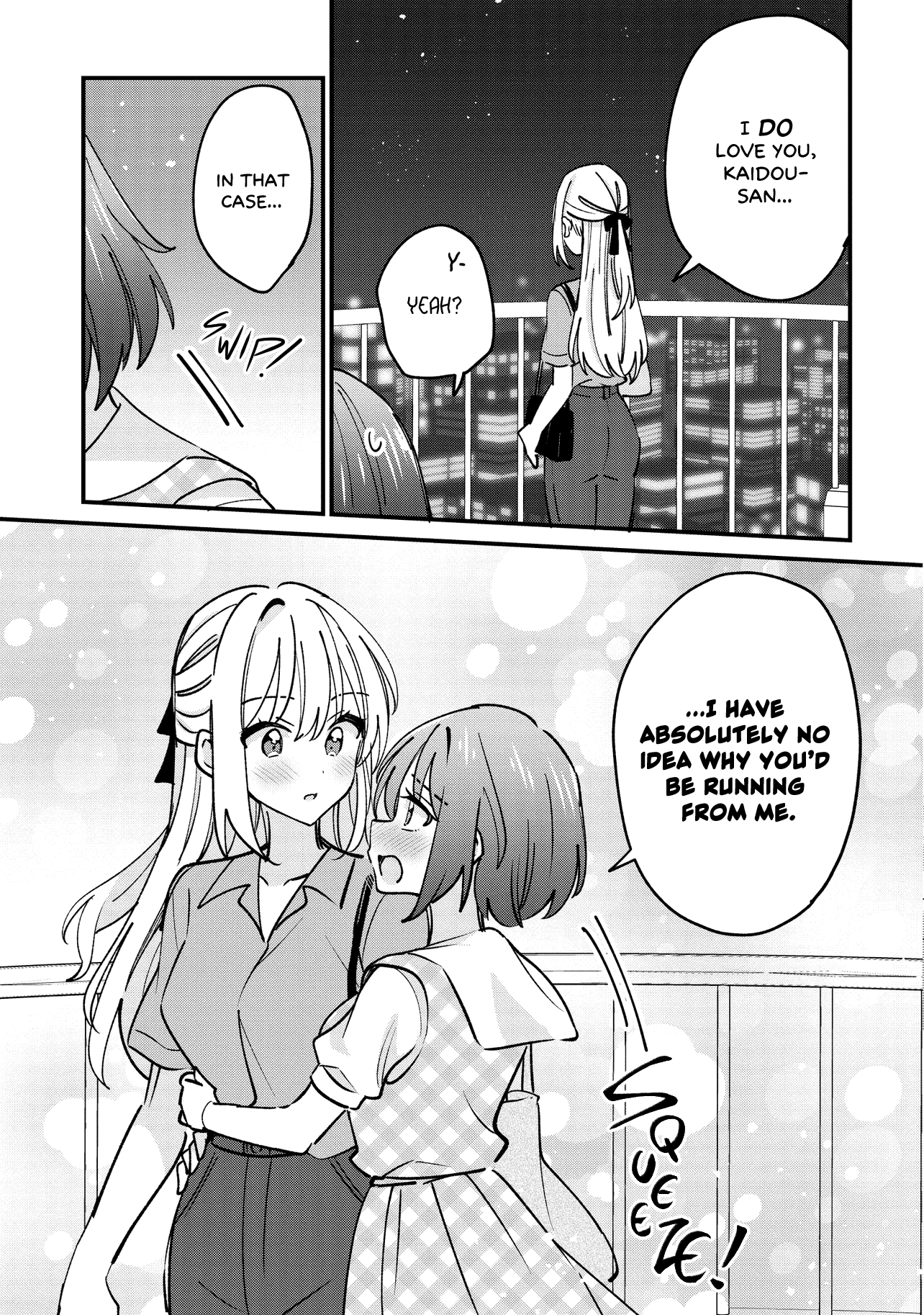Halaman dari Kao dake yoi Classmate ga, Yatara to Guigui Kuru Yuri no Hanashi. Chapter 8