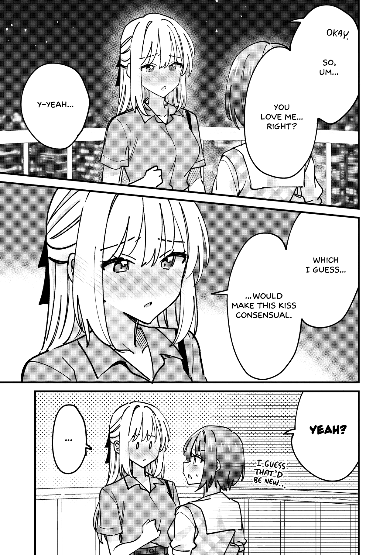 Halaman dari Kao dake yoi Classmate ga, Yatara to Guigui Kuru Yuri no Hanashi. Chapter 8