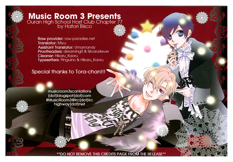 Halaman dari Ouran High School Host Club Chapter 77
