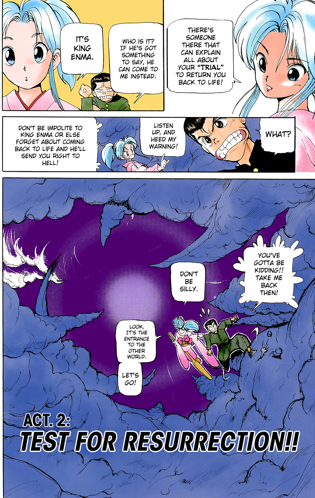 Halaman dari YuYu Hakusho (Official Colored) Chapter 2