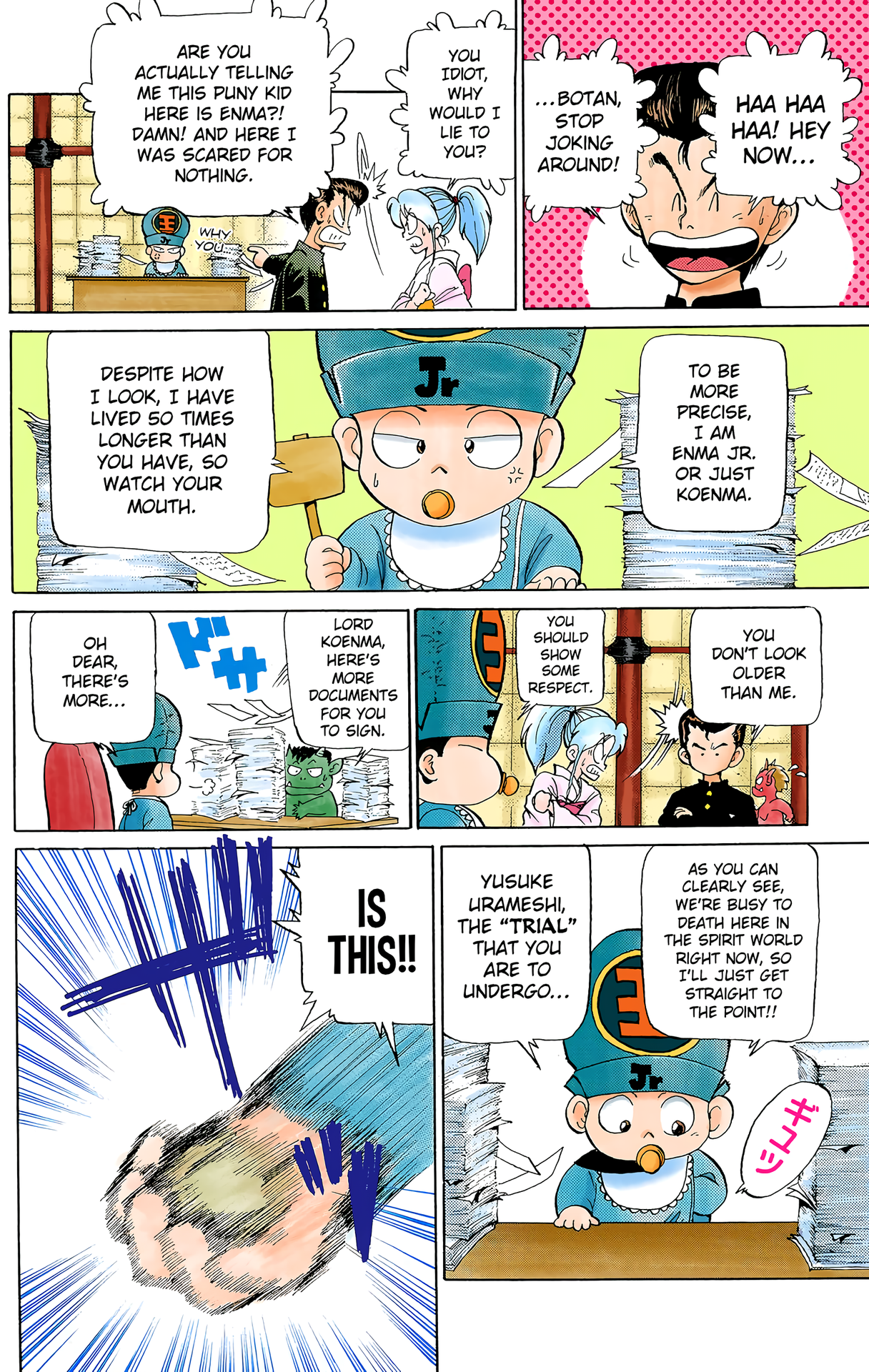 Halaman dari YuYu Hakusho (Official Colored) Chapter 2