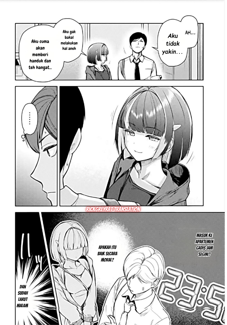 Tachinomi Izakaya de Kuudere Downer-kei Joshidaisei ga Tonari ni Kuru Hanashi Chapter 8.2 - halaman 15