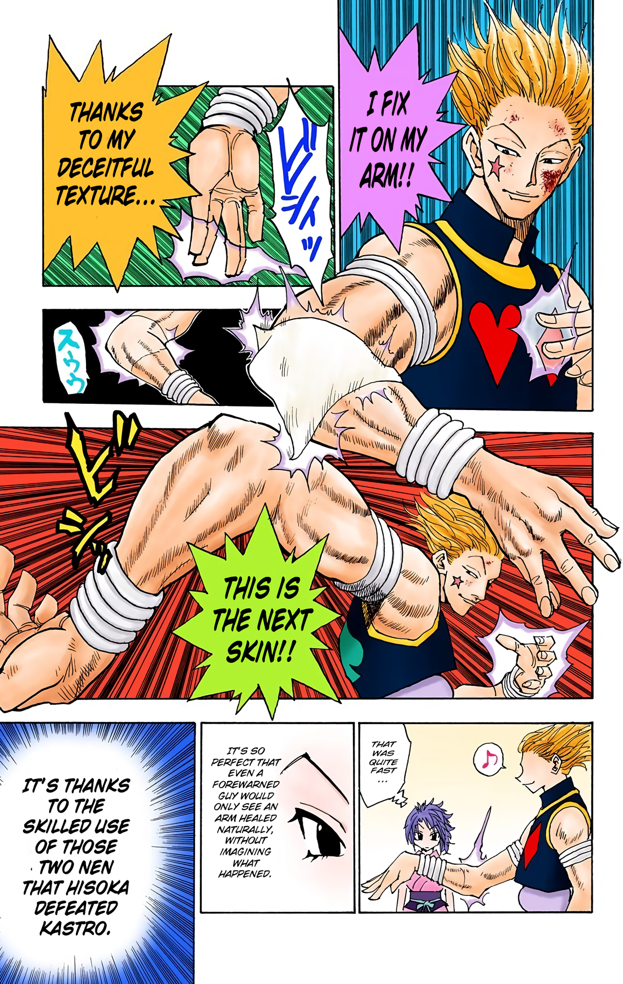 Halaman dari HUNTER x HUNTER (Official Colored) Chapter 55