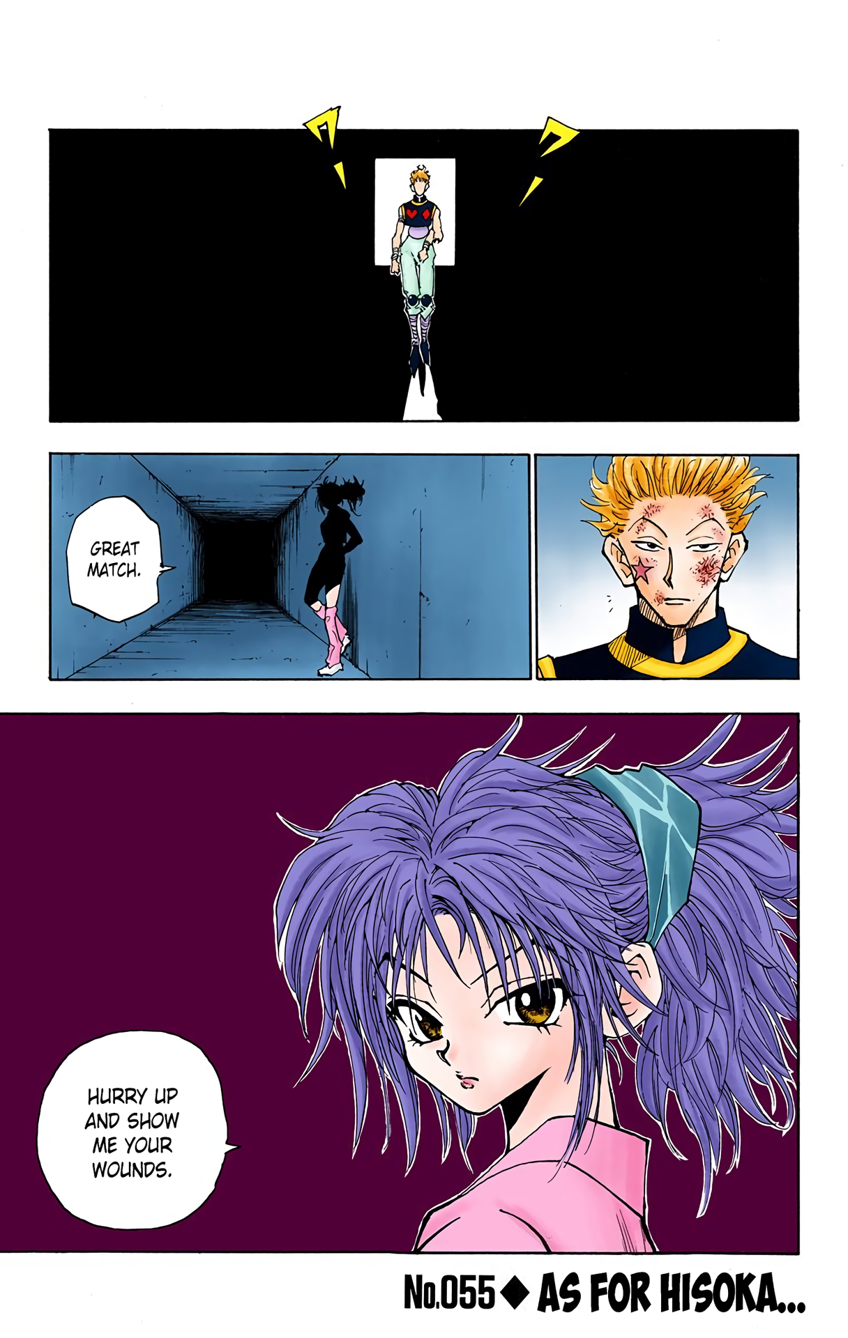 Halaman dari HUNTER x HUNTER (Official Colored) Chapter 55