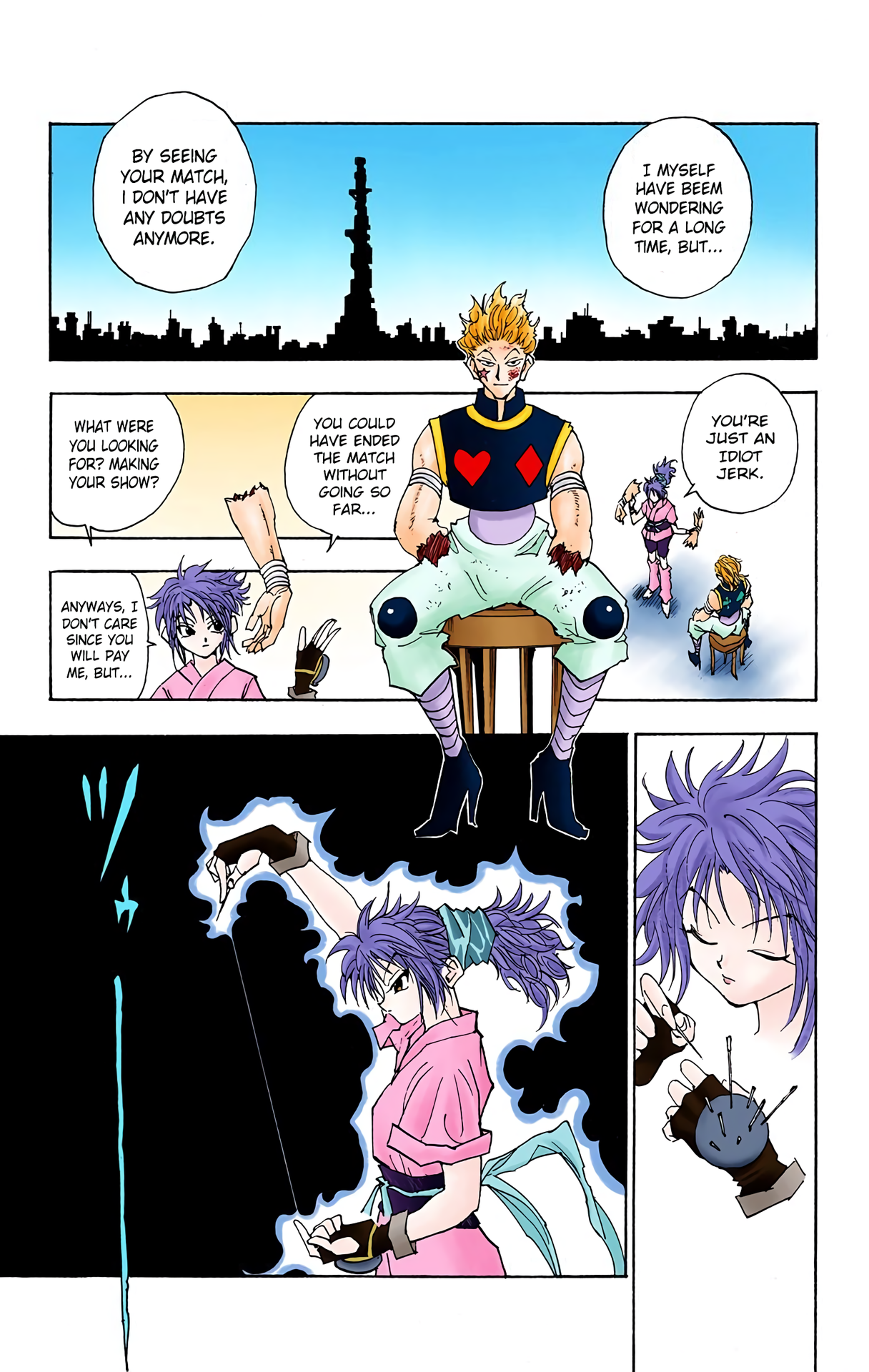 Halaman dari HUNTER x HUNTER (Official Colored) Chapter 55
