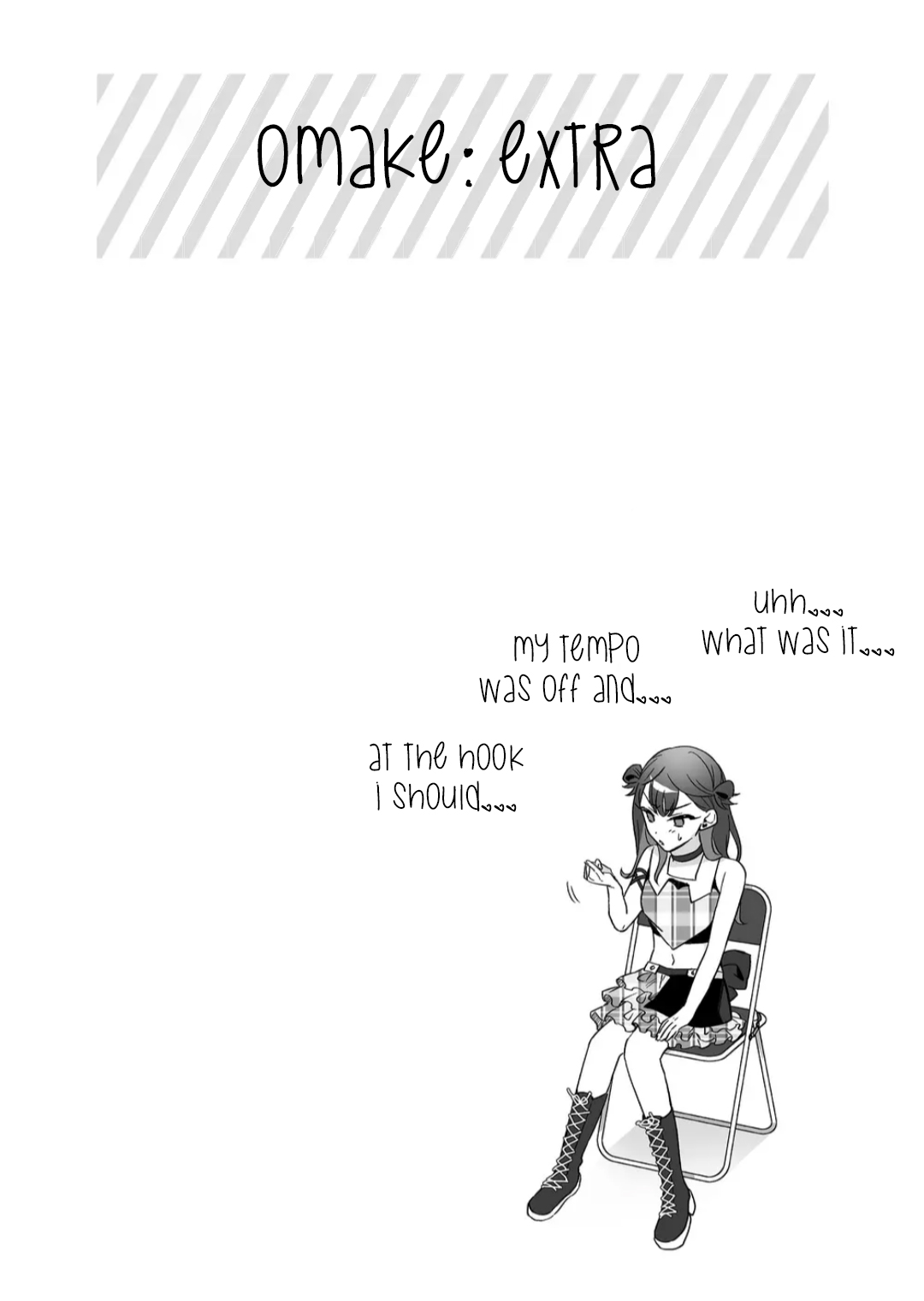 Halaman dari Damedol to Sekai ni Hitori Dake no Fan Chapter 1.5